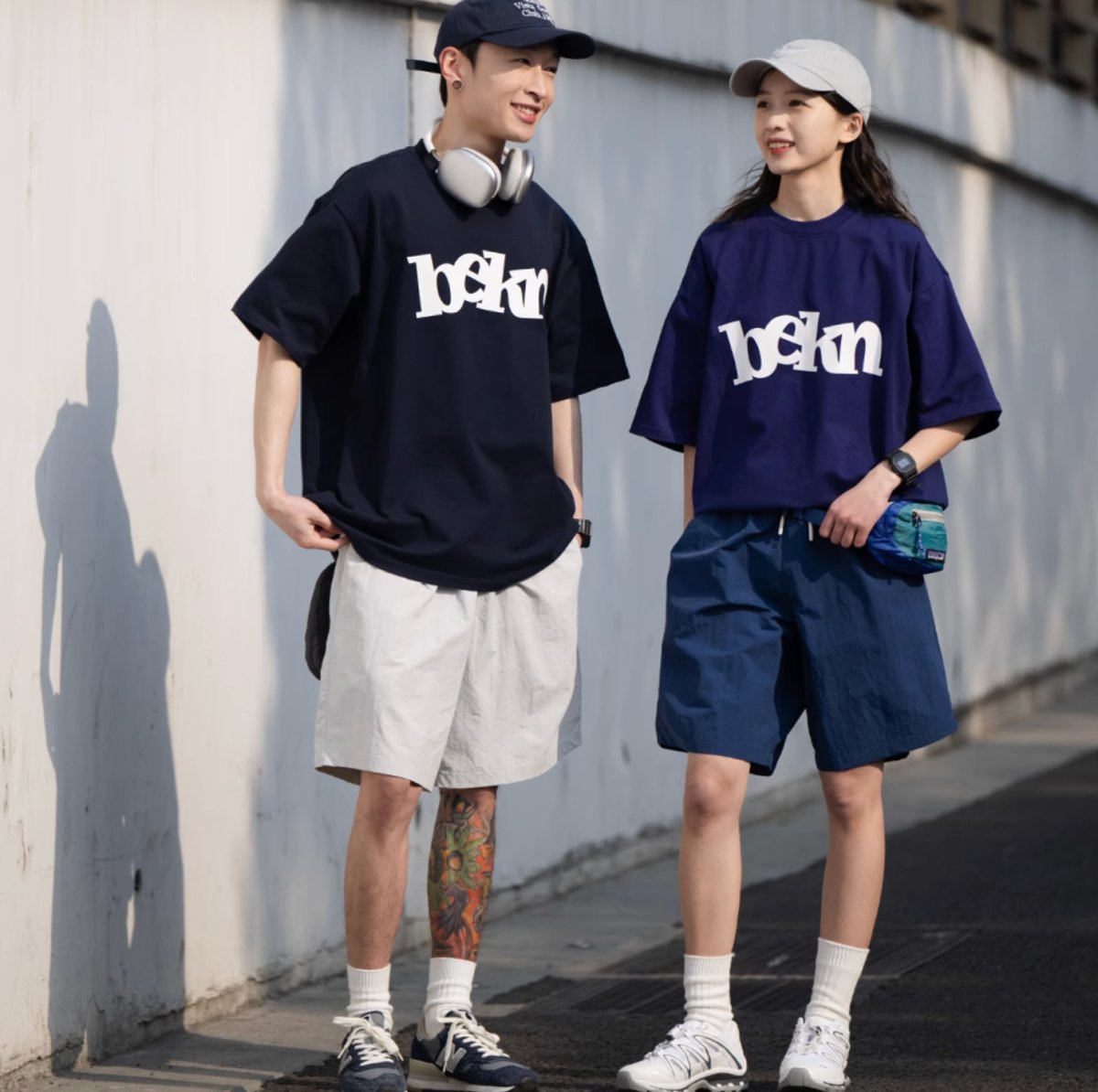 【300G】logo print t-shirt N3328 - NNine