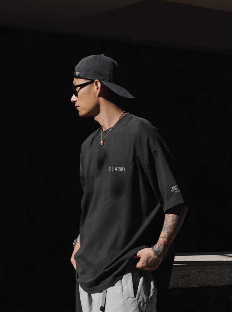 【300G】WASH ARMY PRINT T - SHIRT N5214 - ファッション通販 NNine(ナイン)