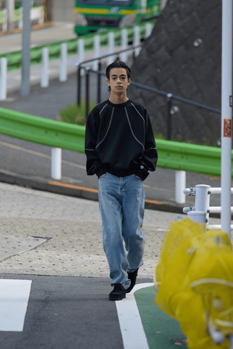 【430G】round neck sweatshirt N5026 - NNine
