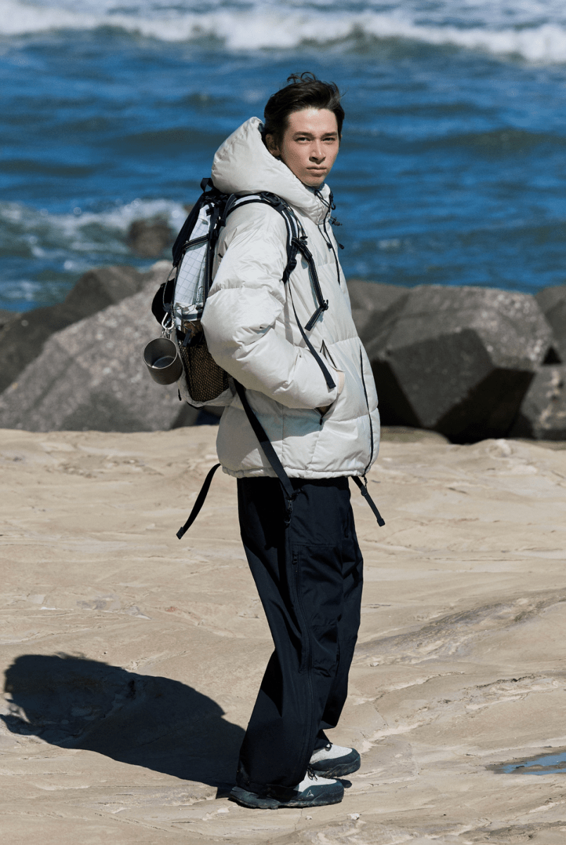 【650FP+】機能性撥水 detachable hood down jacket N4630 - NNine