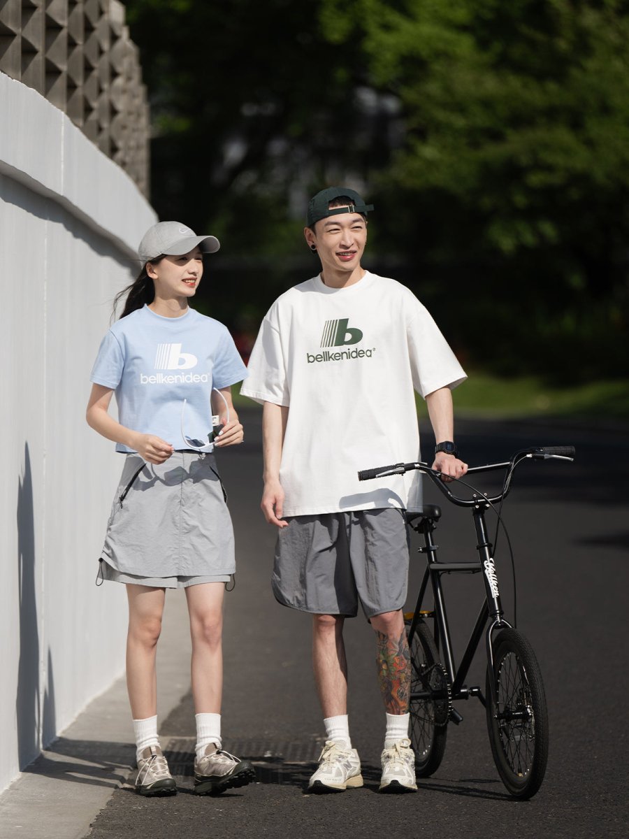 7A抗菌Tシャツ 涼感 マイナスイオン 防ダニ ロゴ 男女兼用 / Logo Print Tee N3816 - メンズファッション通販 NNine(ナイン)