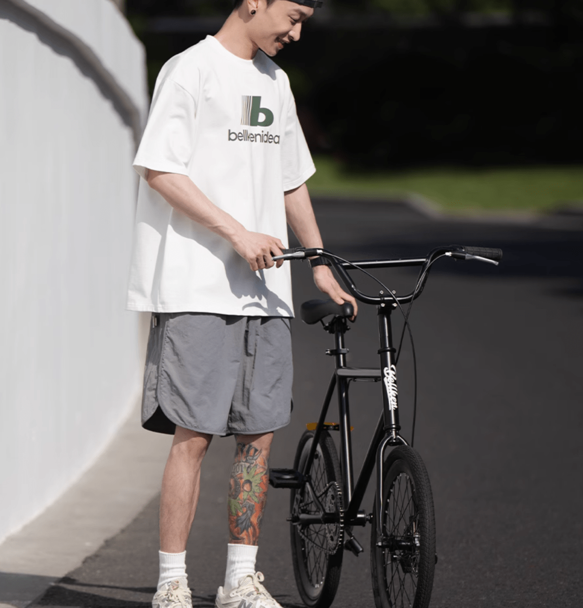 7A抗菌Tシャツ 涼感 マイナスイオン 防ダニ ロゴ 男女兼用 / Logo Print Tee N3816 - メンズファッション通販 NNine(ナイン)