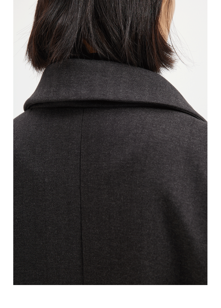 Mid-length wool coat N3000