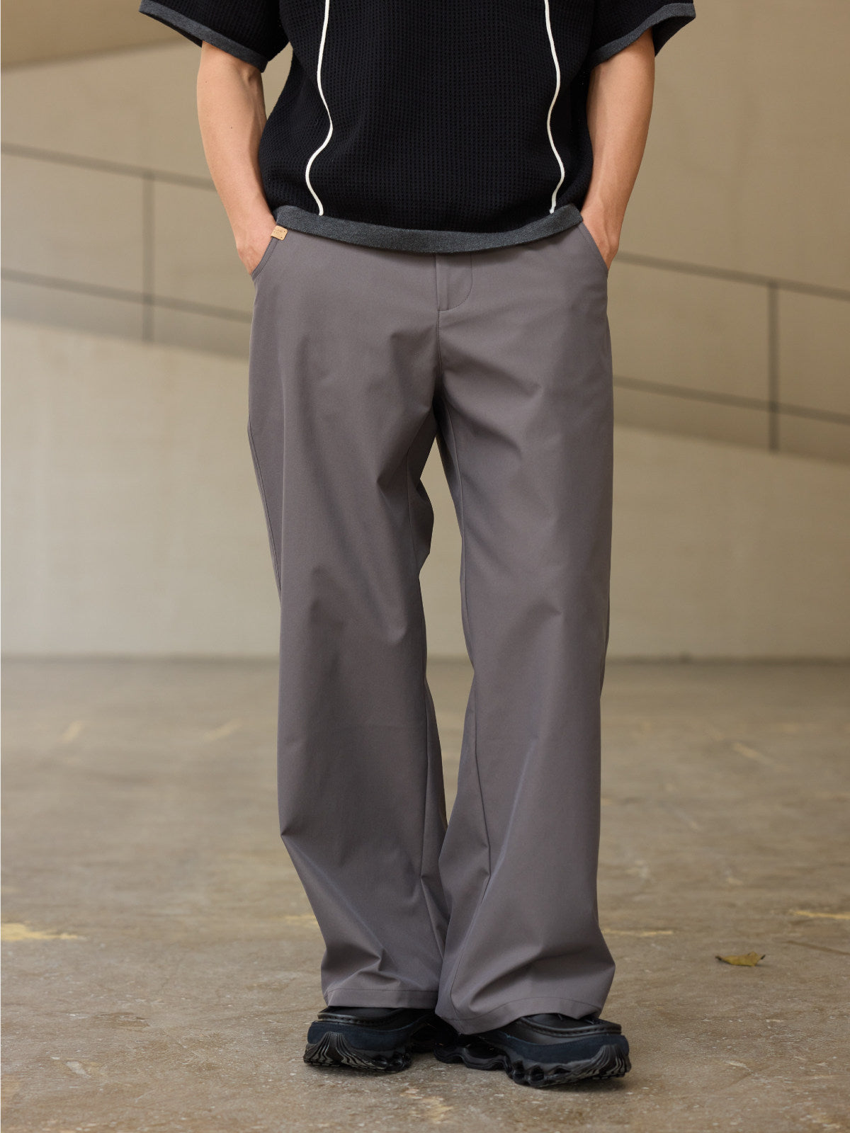 【機能性ウェア】SOERTEXシワ防止 ストレートチノパンツN6522