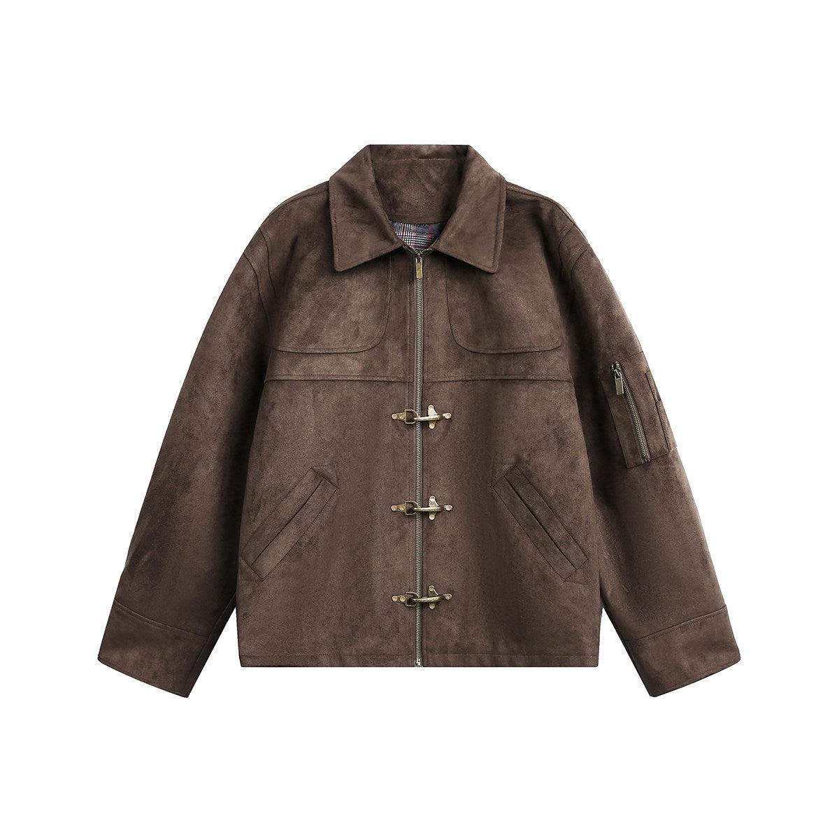 ヴィンテージスエード デコンストラクト ショートブルゾン N6616