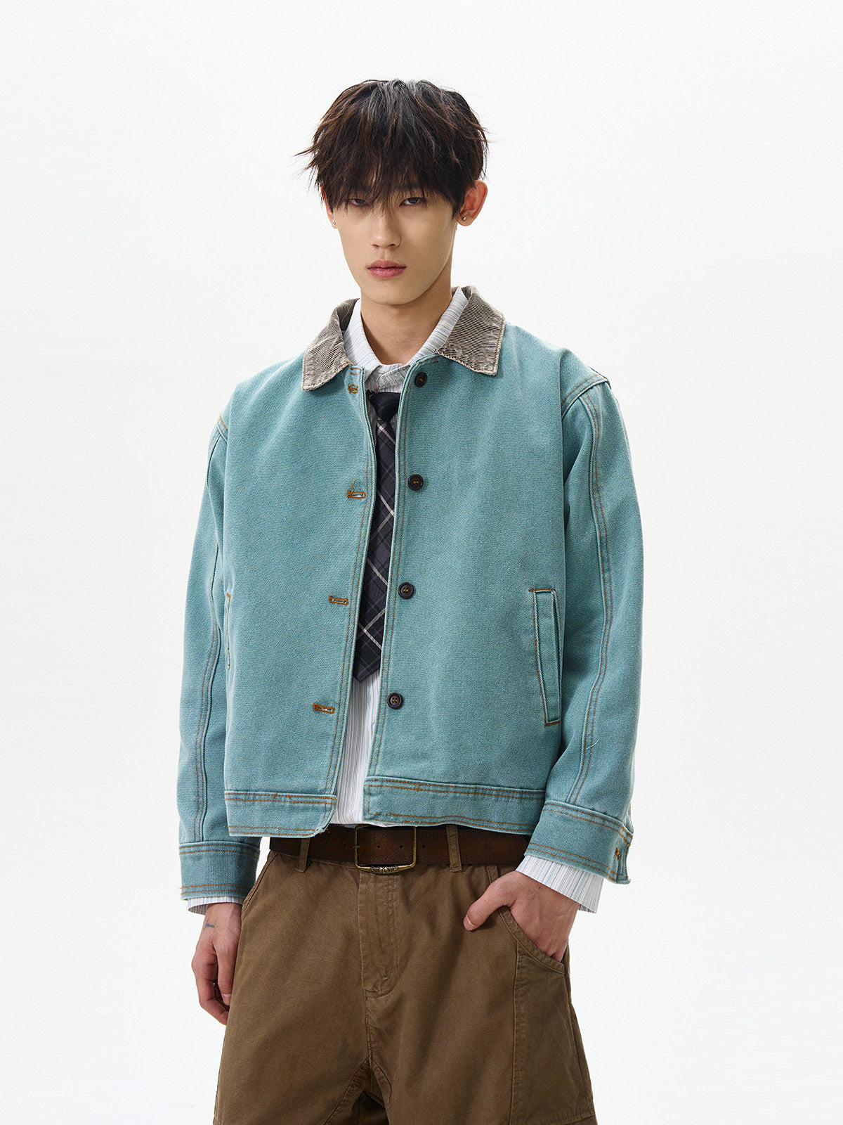 ヴィンテージウォッシュ バーンボクシージャケット N6612