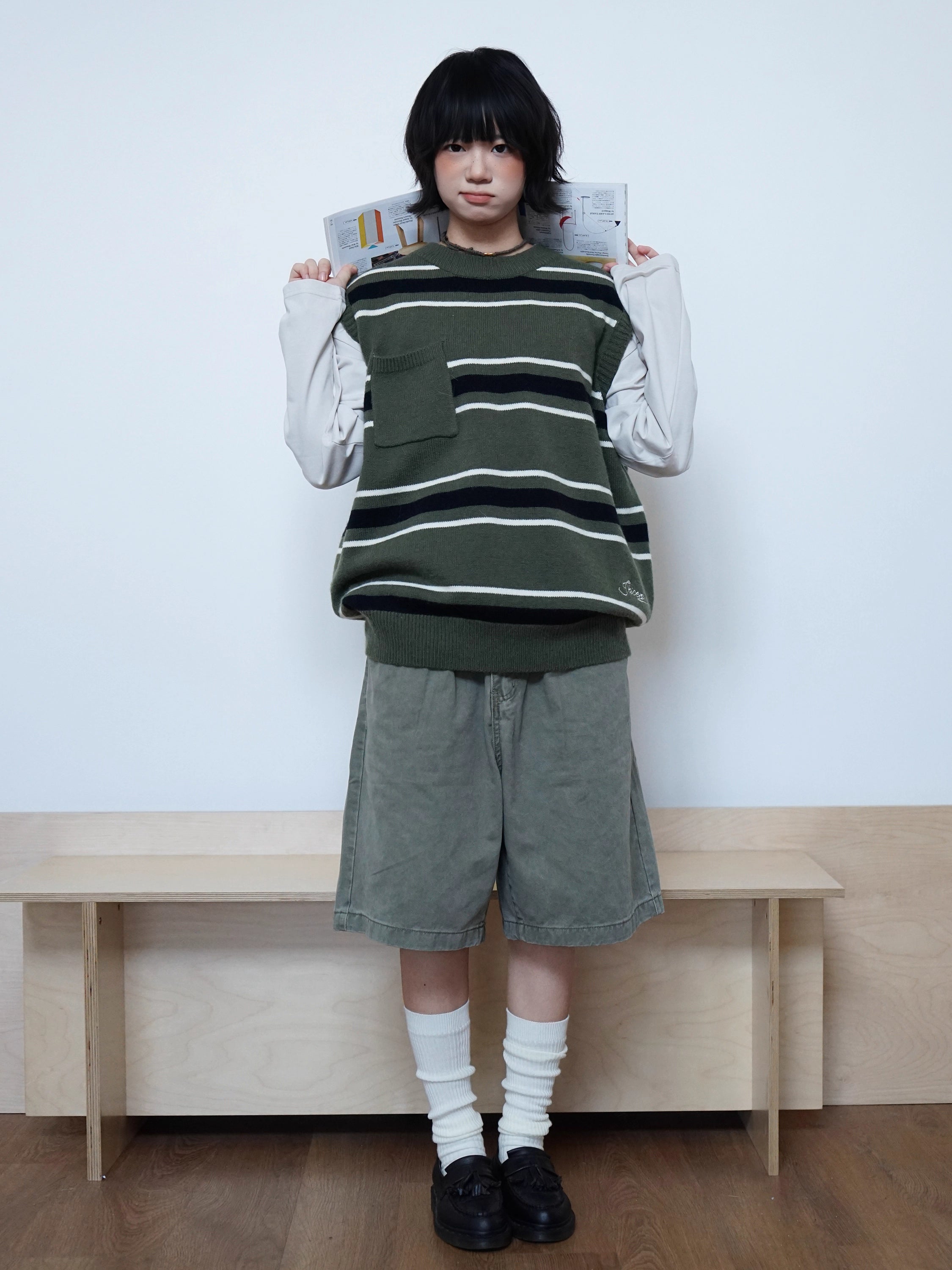 ハーフデニムパンツ N5778