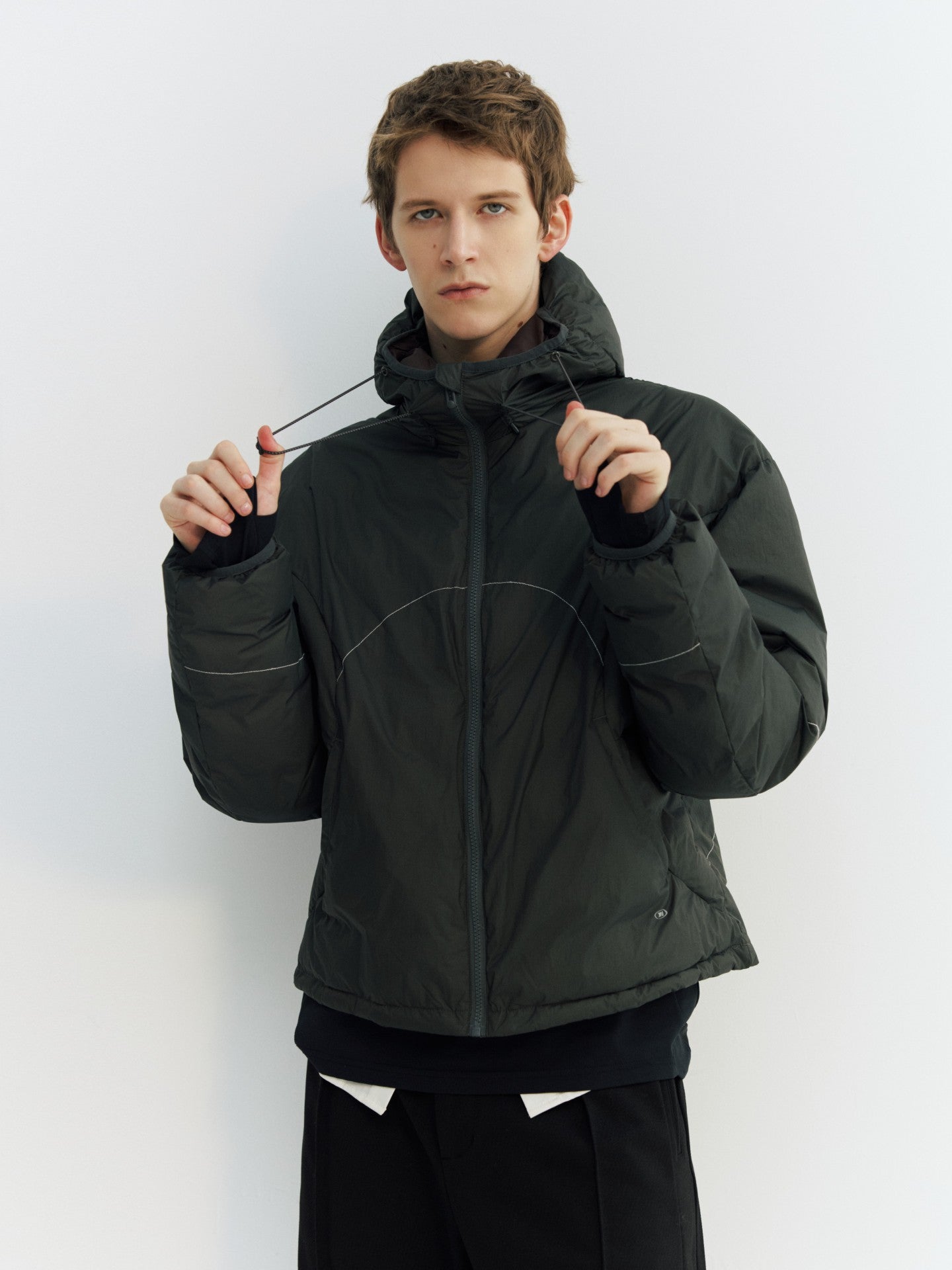 SORONA®中綿・リフレクティブステッチ・コクーンジャケット N6184