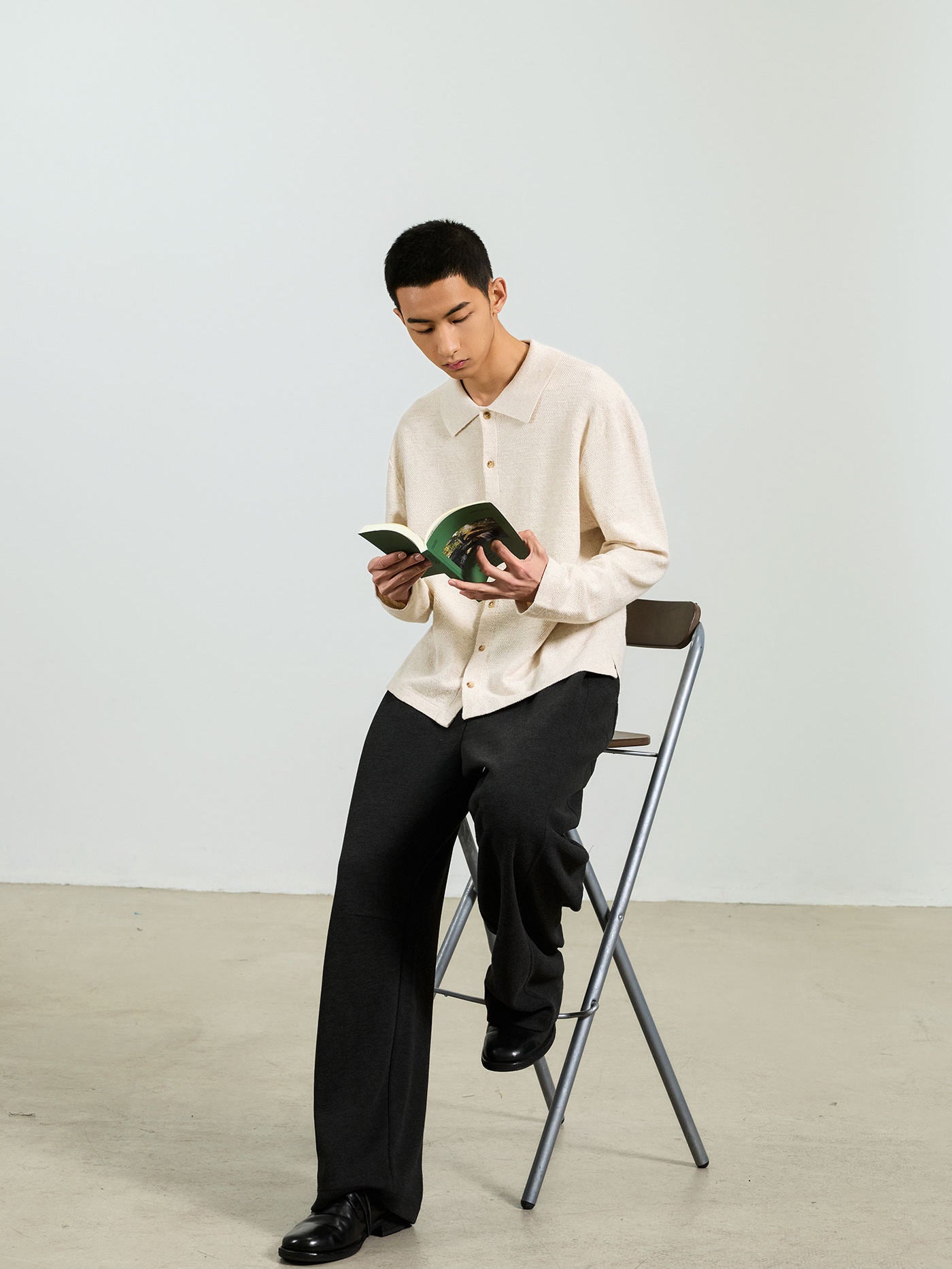 クラシックPOLO ニットカーディガン N6771