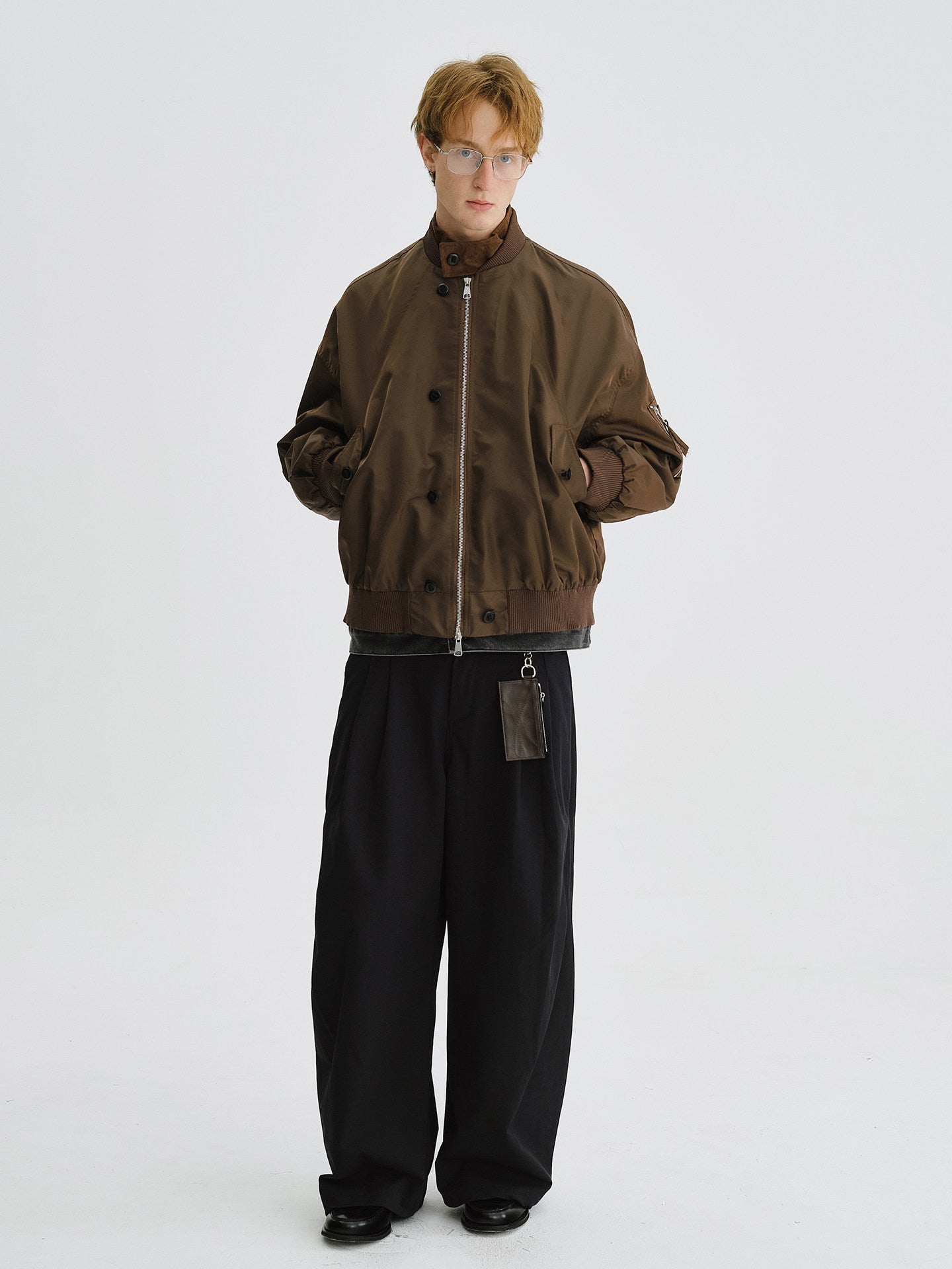 ミリタリースタンドカラー MA-1ブルゾン N6754