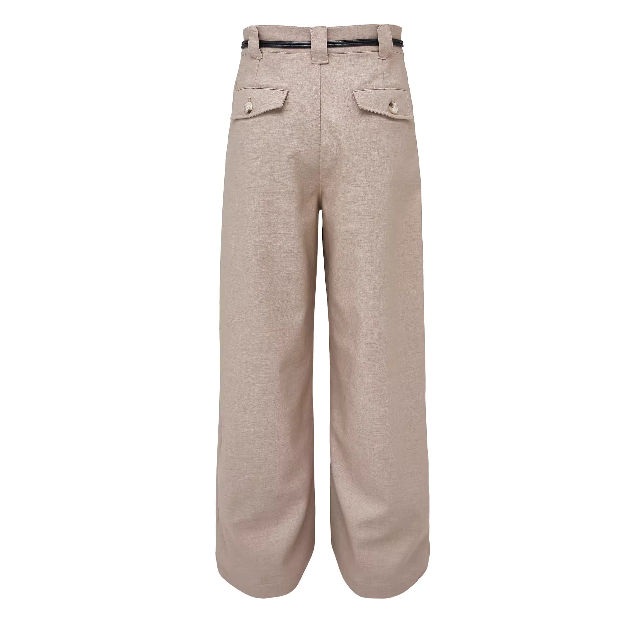 Drawstring wide pants N5815
