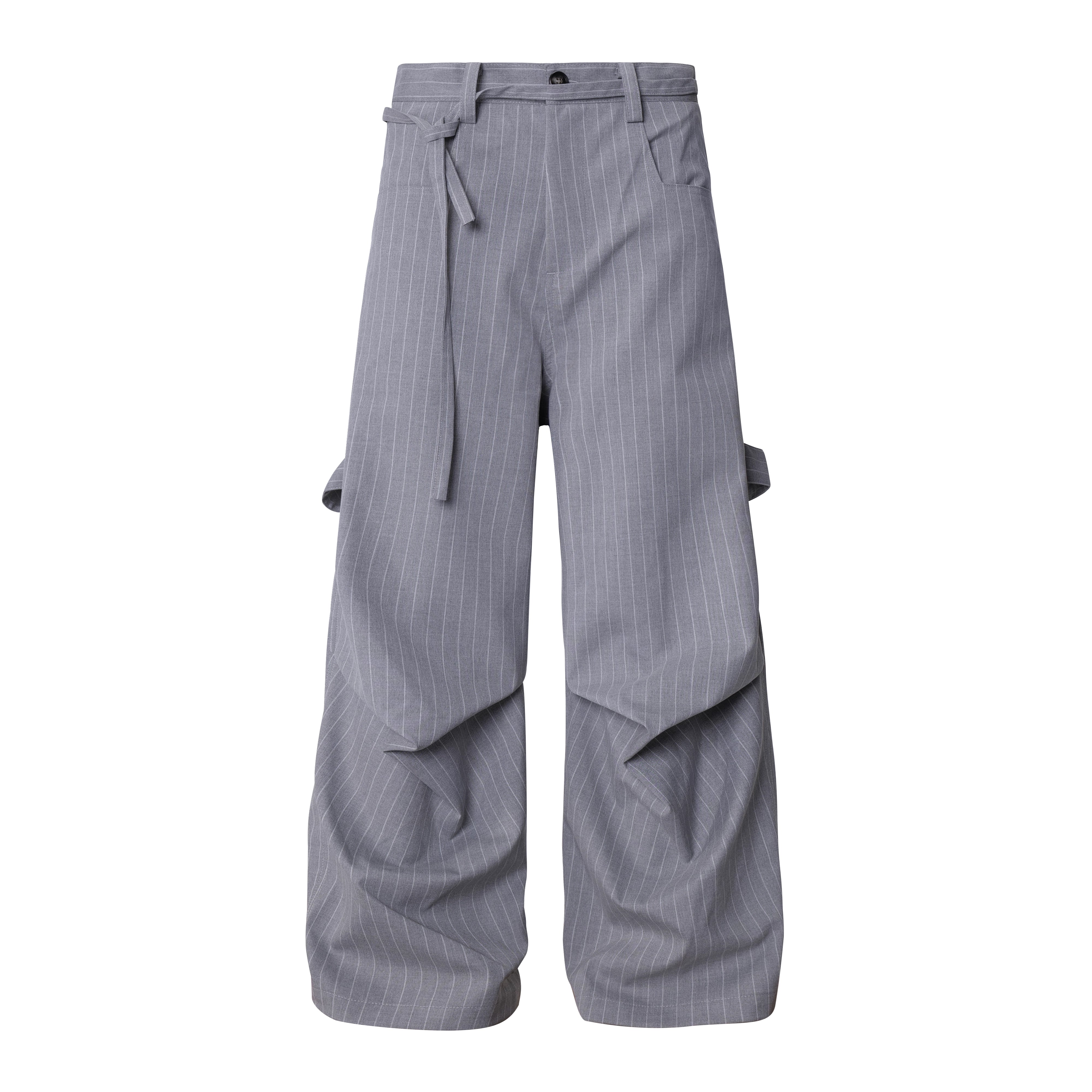 340G ピンストライプスラックス N6108