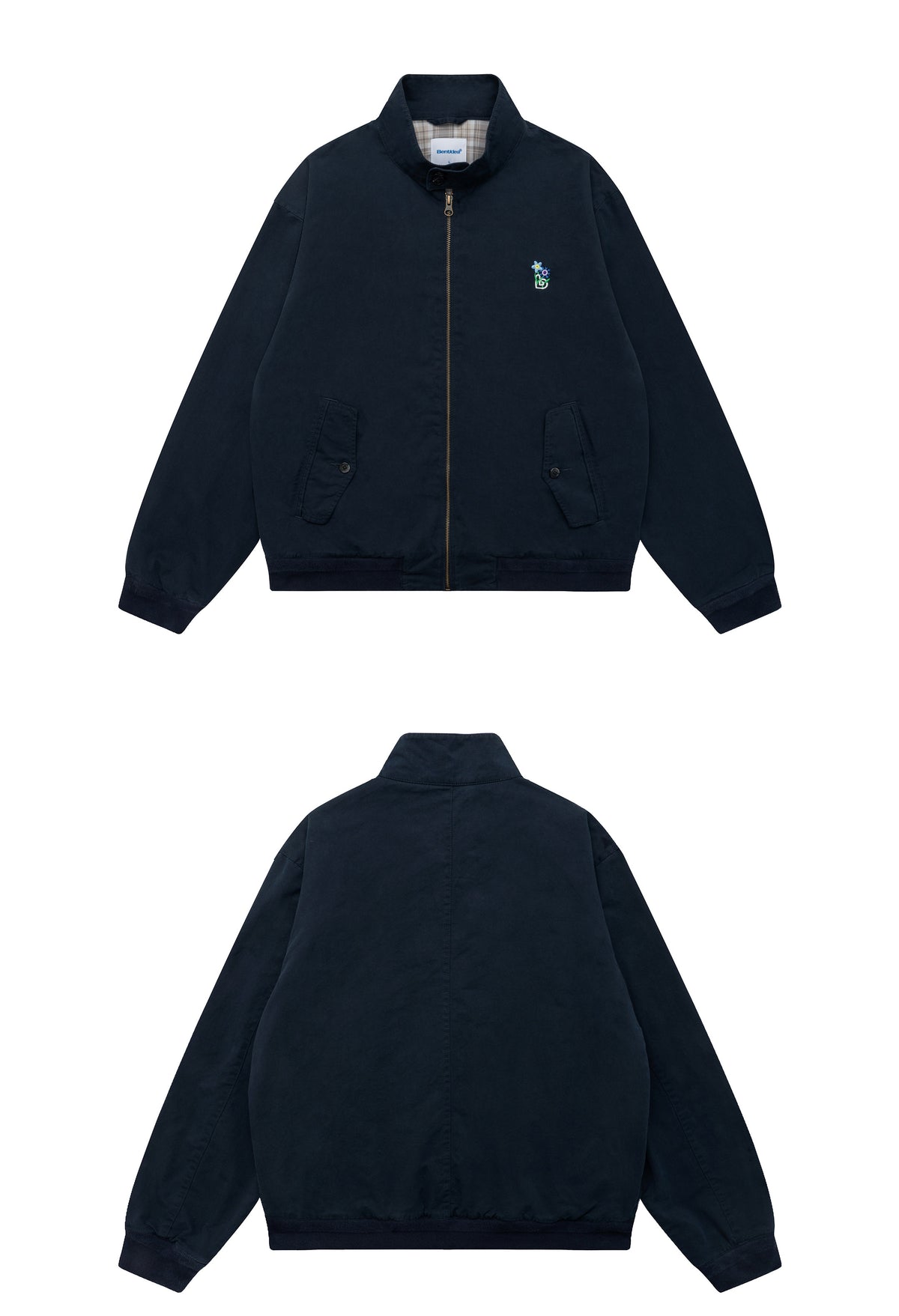 防風コットンウォッシュスタンドカラージャケット N7473