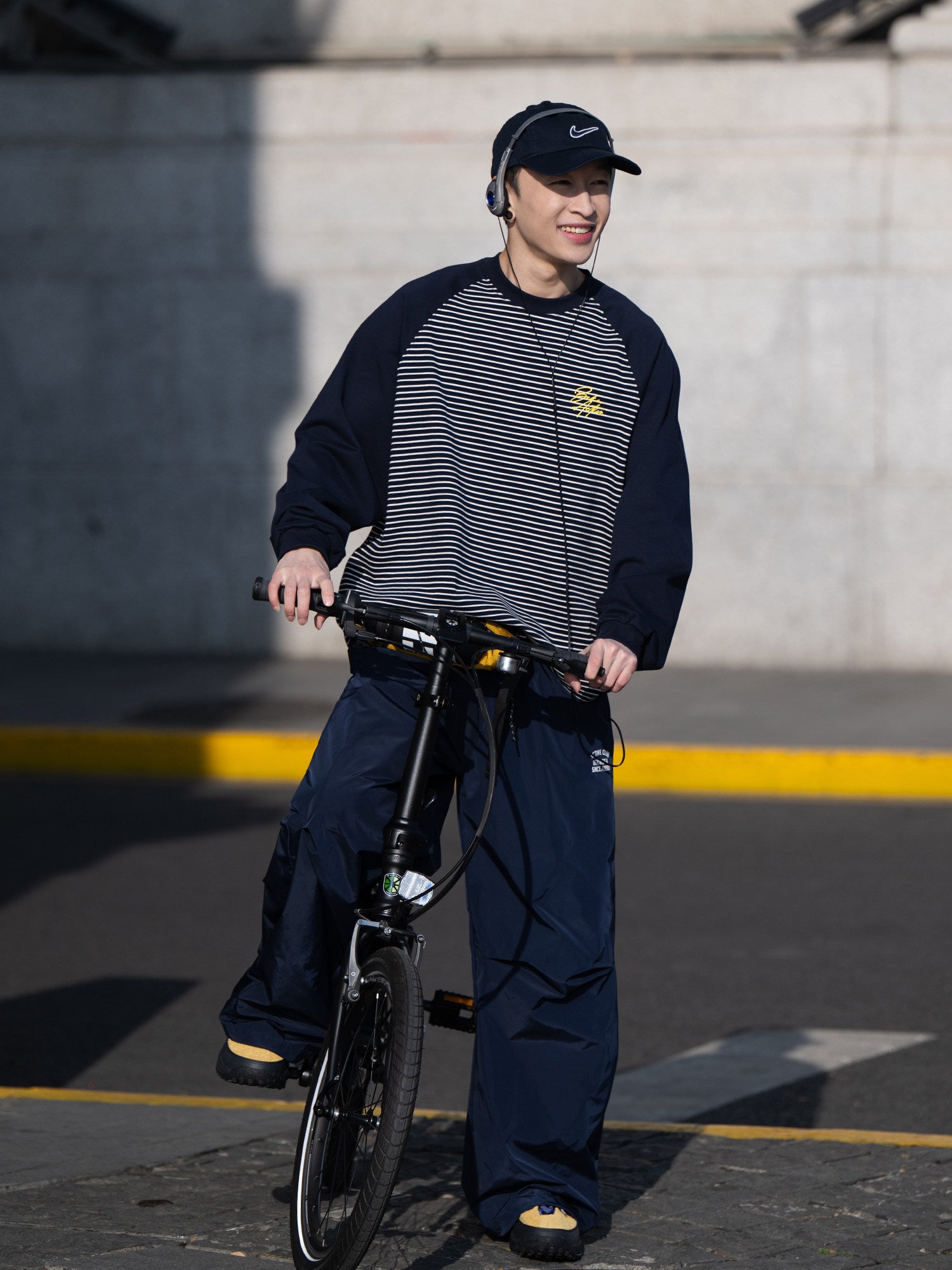 配色ラグランボーダー長袖Tシャツ N6654