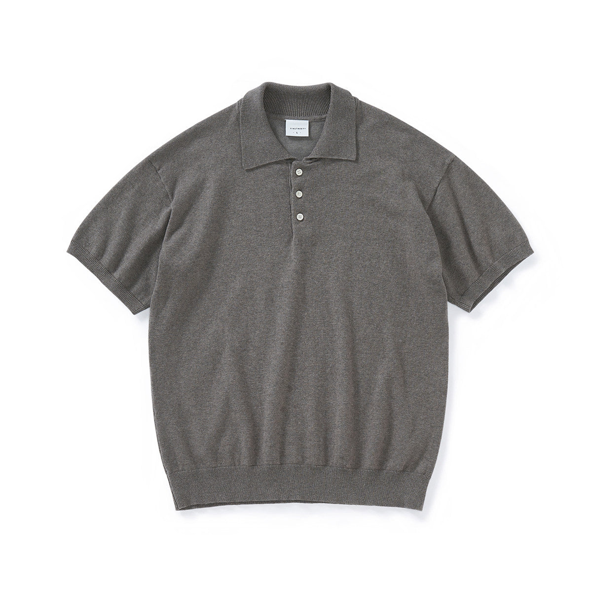 カシミヤコットン ニットポロシャツ N6734
