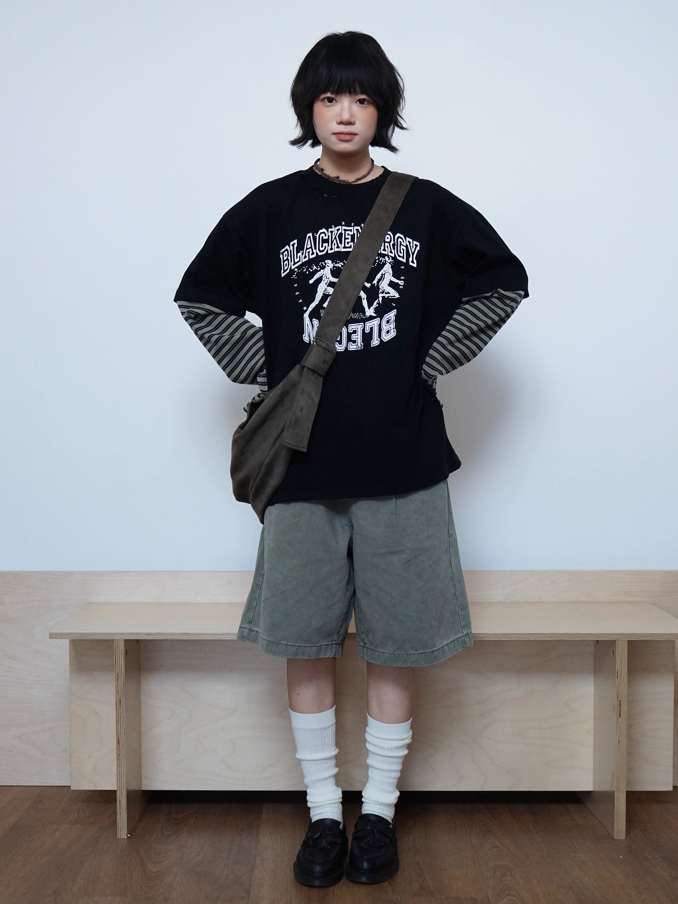 ハーフデニムパンツ N5778