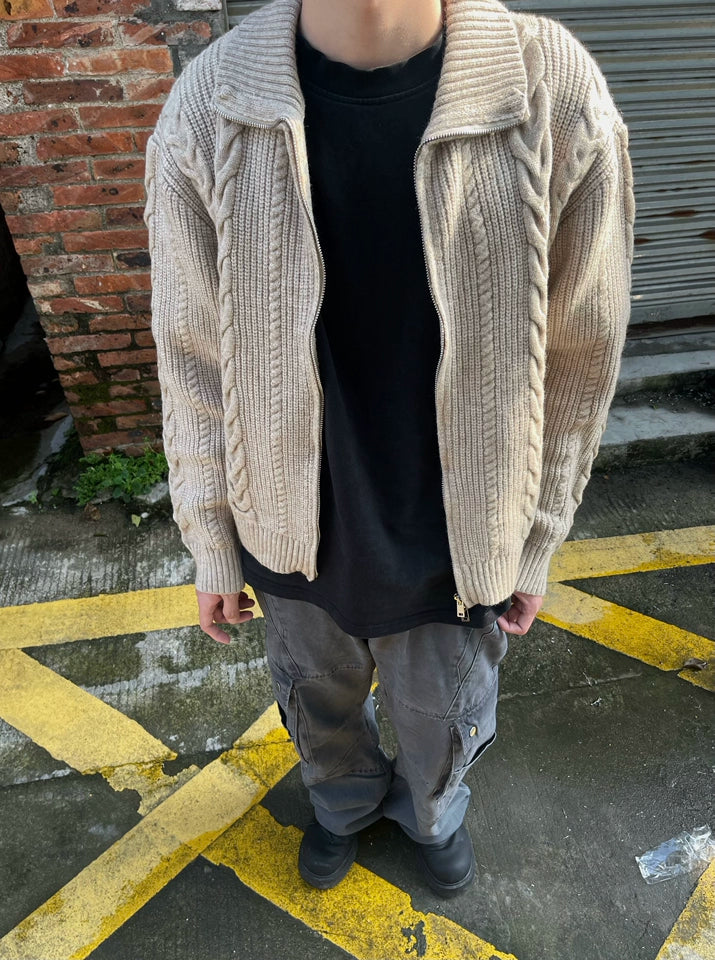 高密度コットン・マルチポケット・ワイドカーゴパンツ N6236