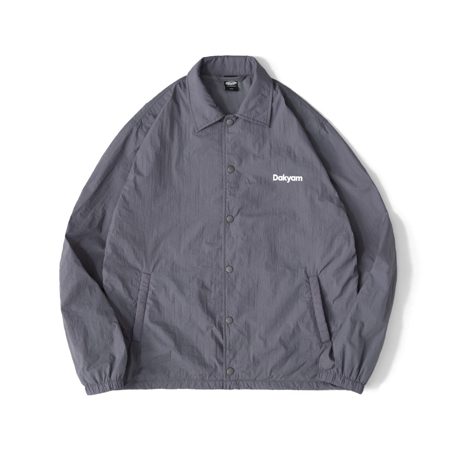 シワ加工 ライトウェイト ロゴコーチジャケット N6383