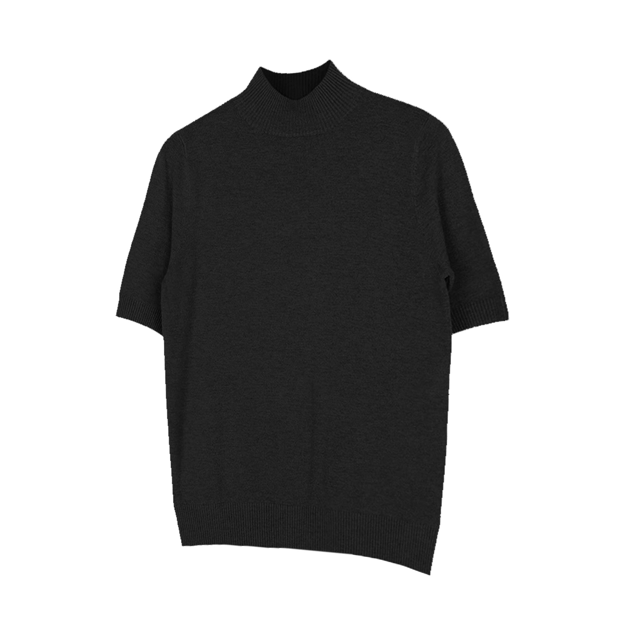 モックネック ショートニットT N6649