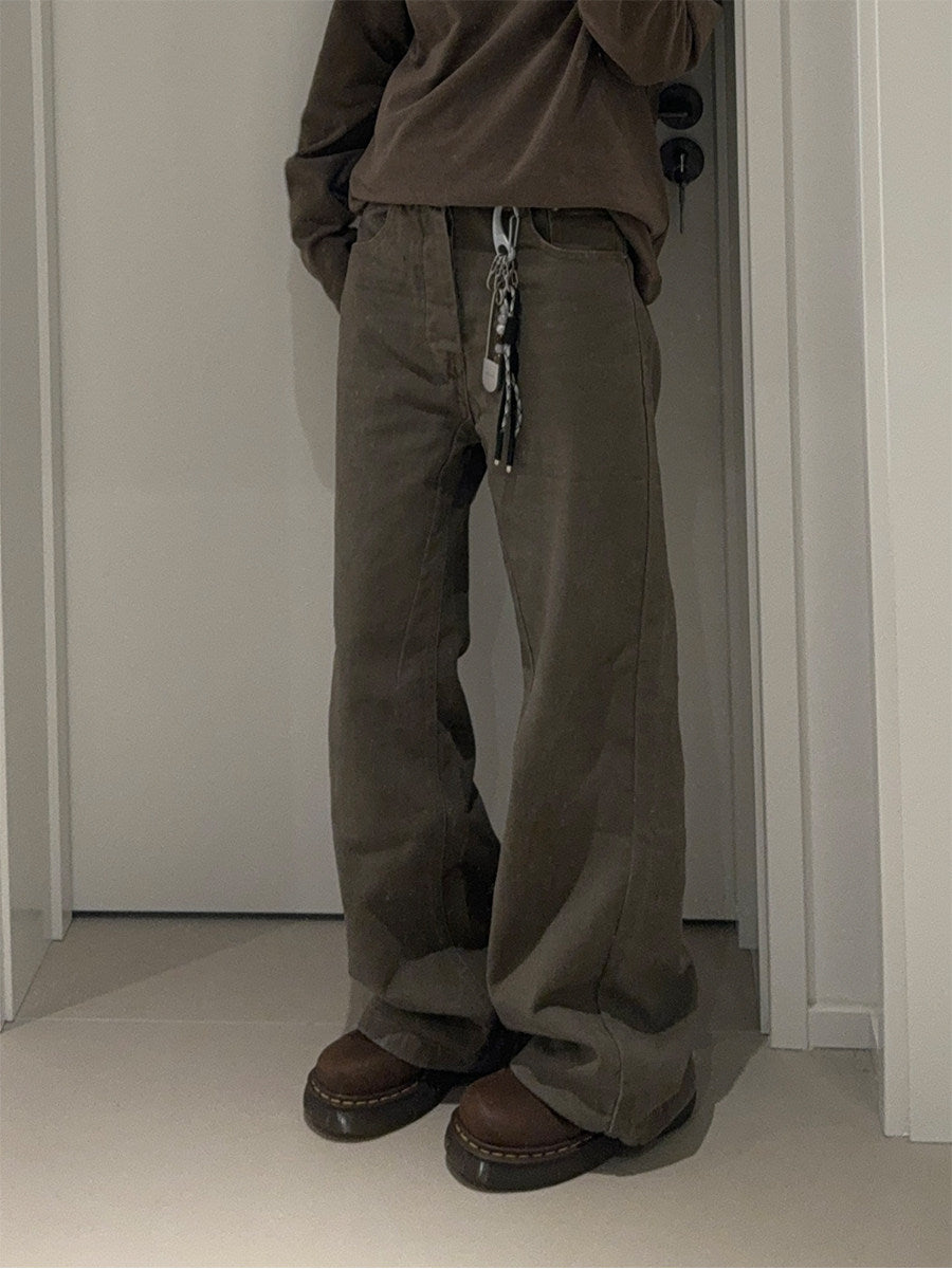 ヴィンテージブラウン クリーンフィットデニム N6534