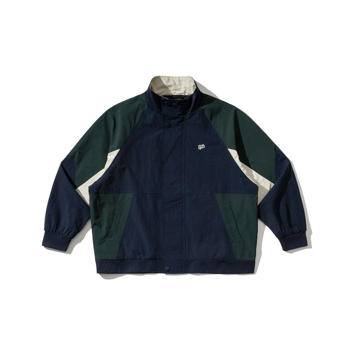 カラーブロック スタンドカラー ワークジャケット N6479