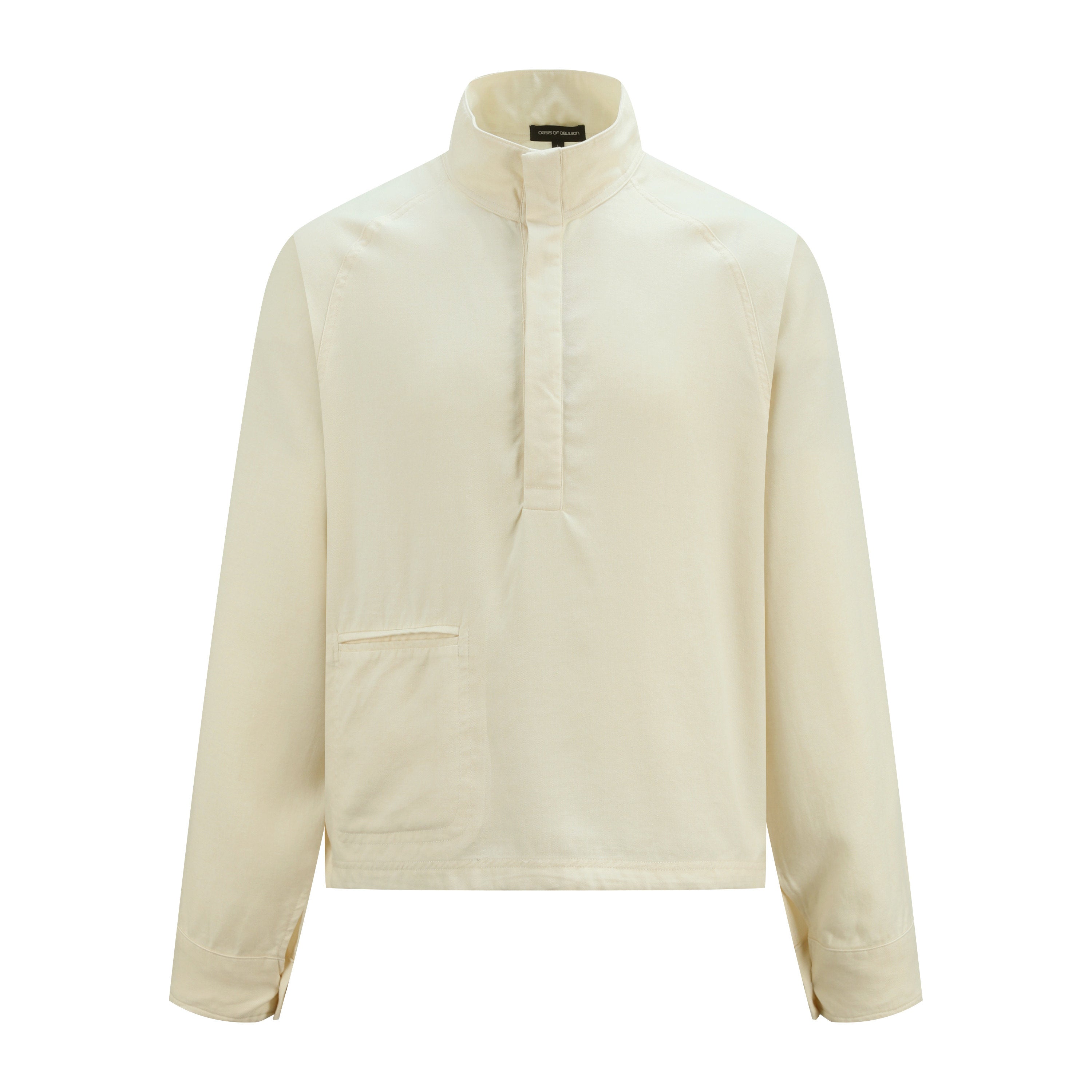 テンセル オープンカラーロンT N6645