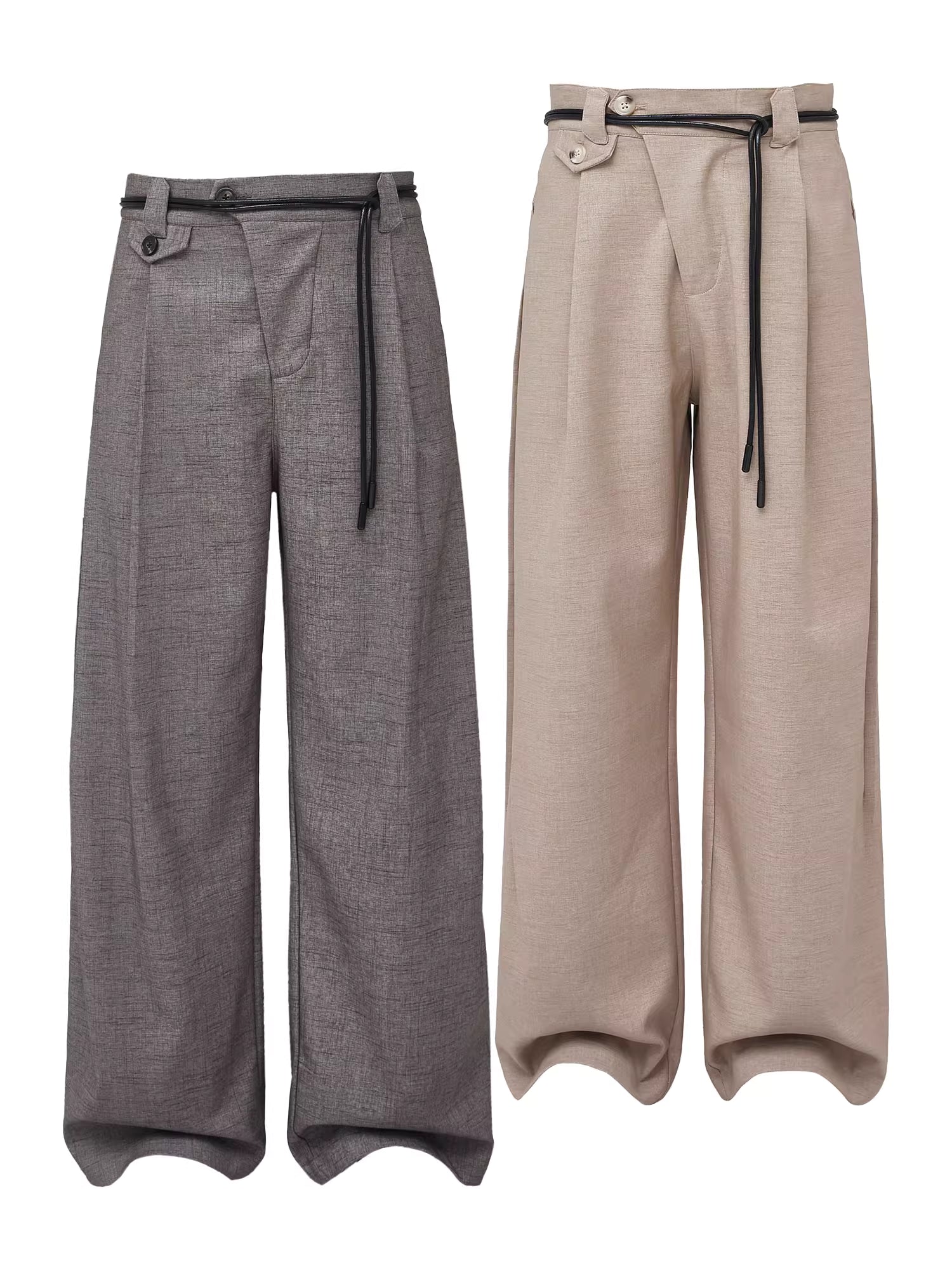 Drawstring wide pants N5815