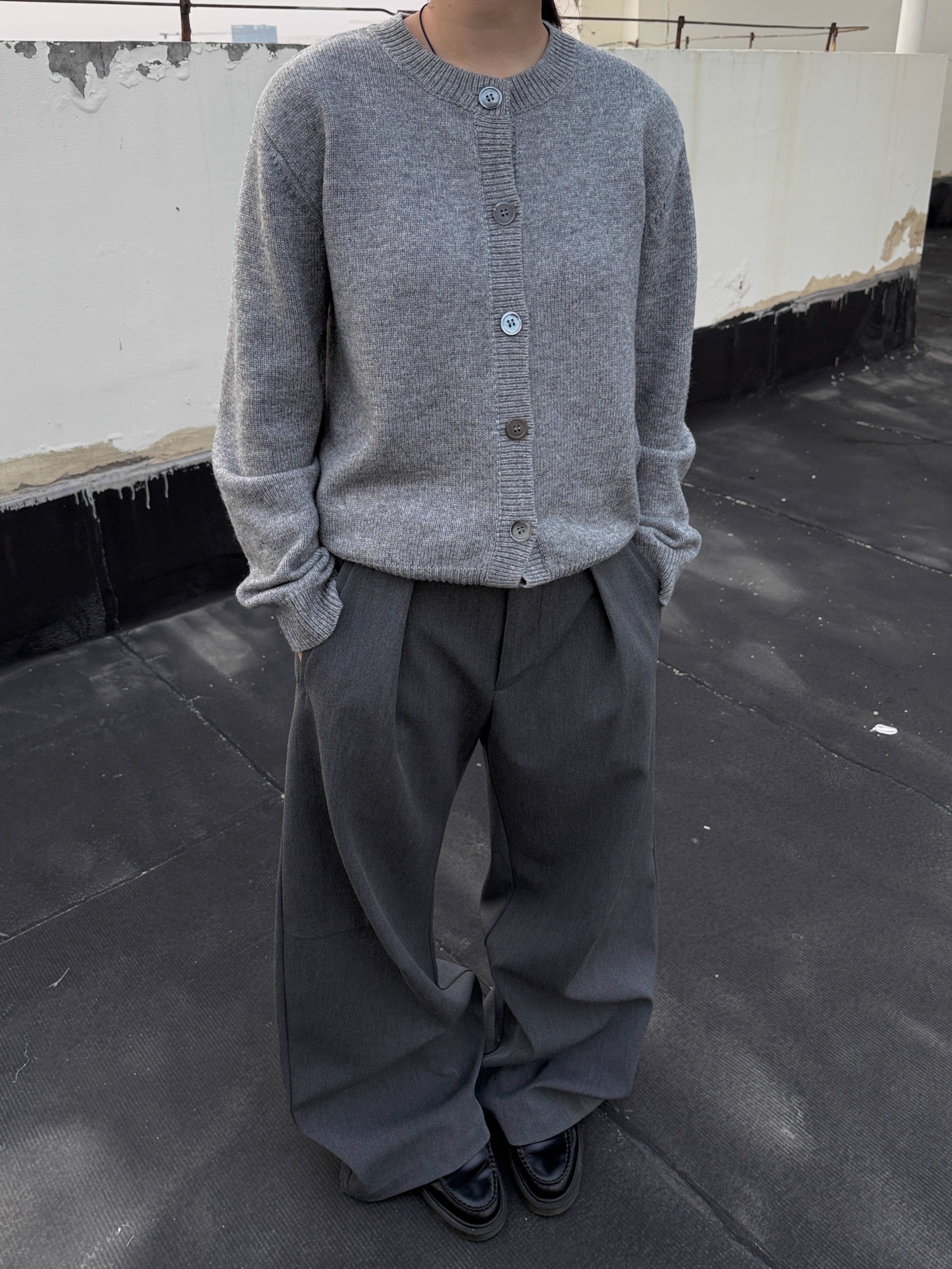 オーストラリア産ウールカーディガン N6109