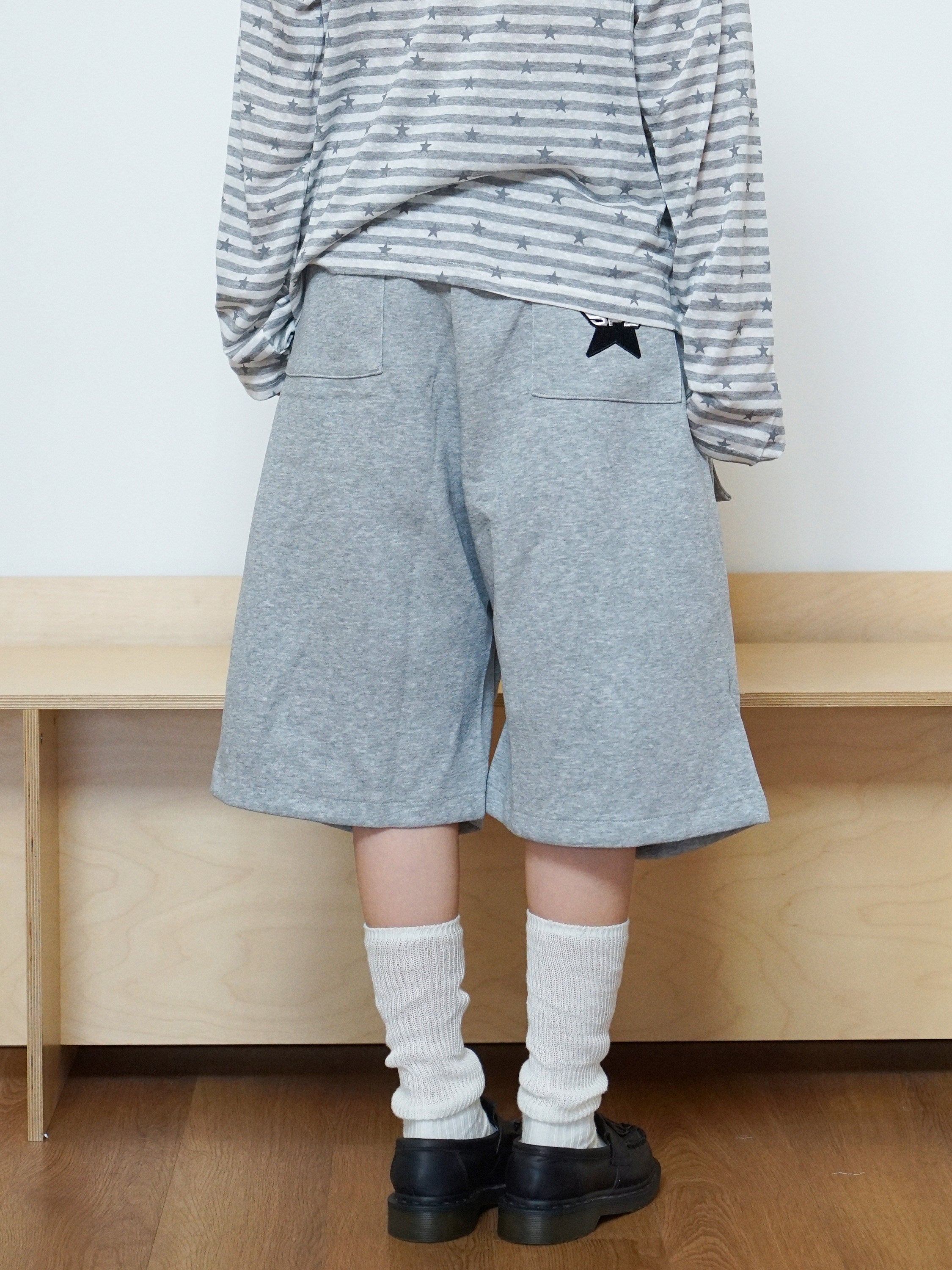 裾タックワイドカーゴクロップドパンツ N6780