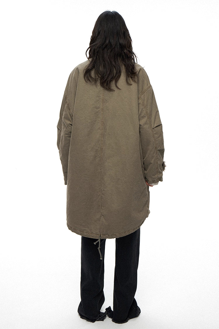 フリース&ウォッシュドツイル・リバーシブルライナー N6110