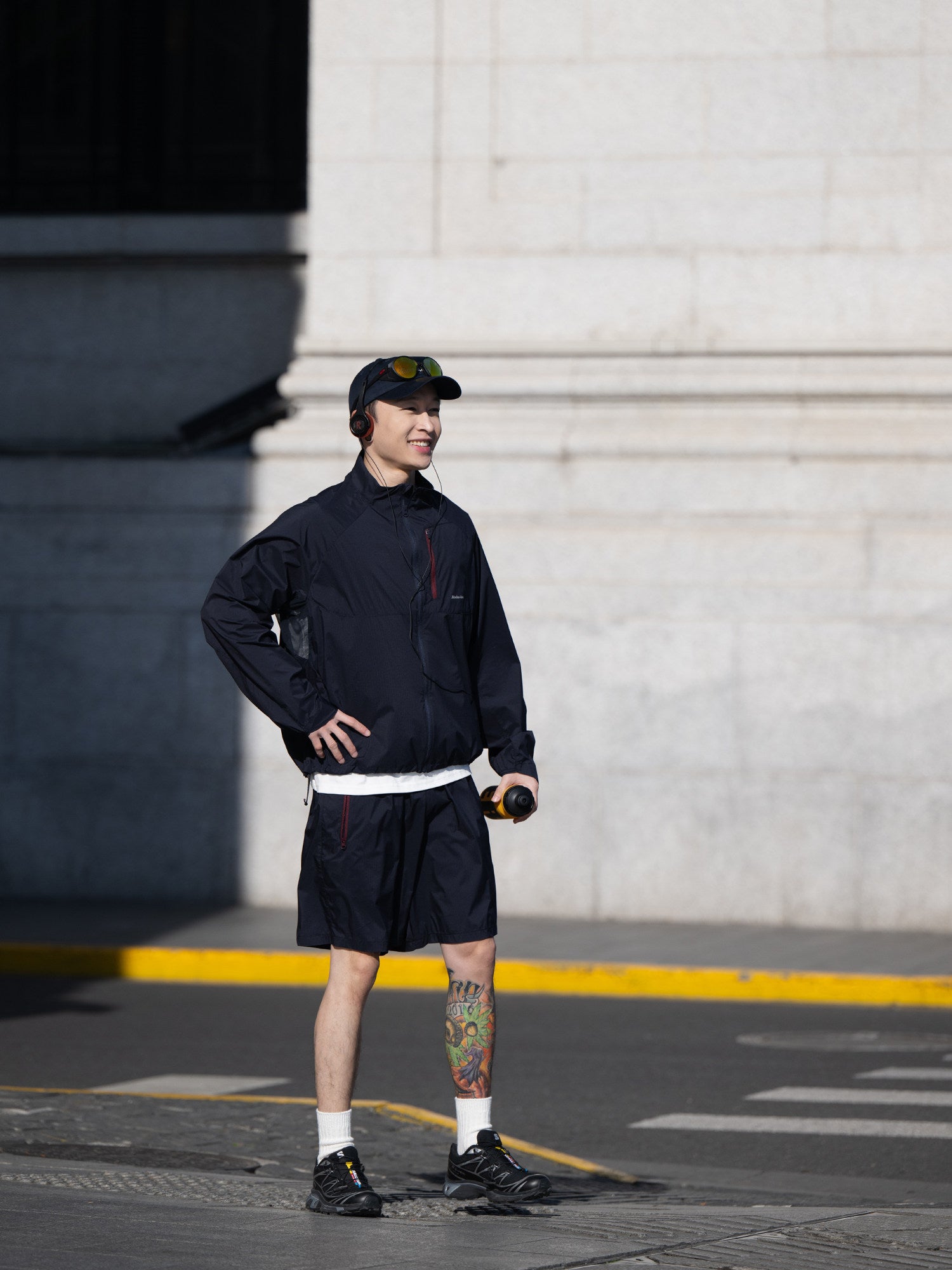 ライトウェイト冷感ナイロンセットアップ N6710