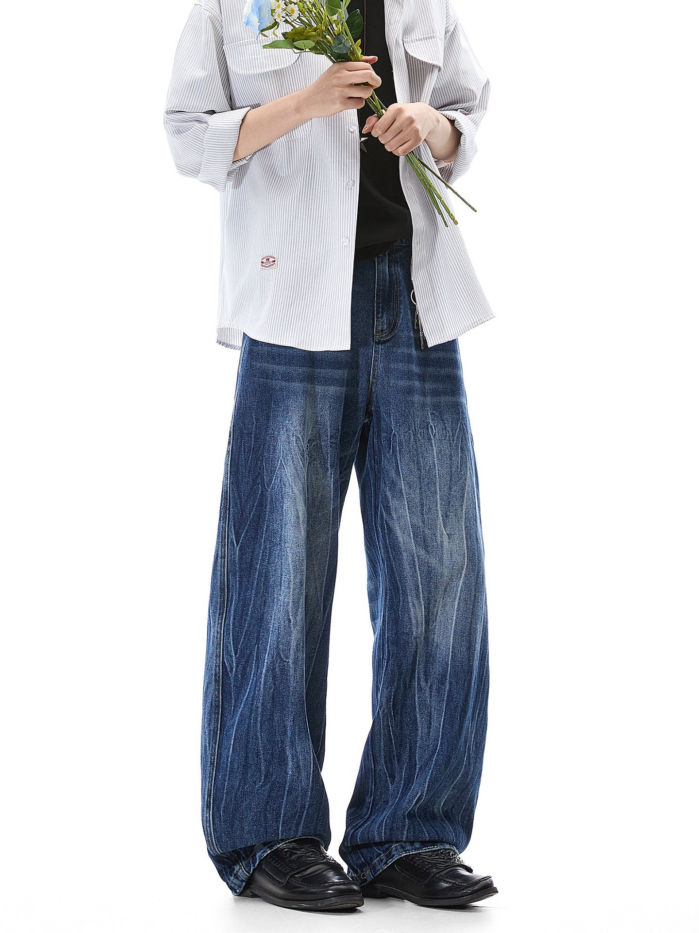 クリーンフィット ライトニングウォッシュデニム N6505