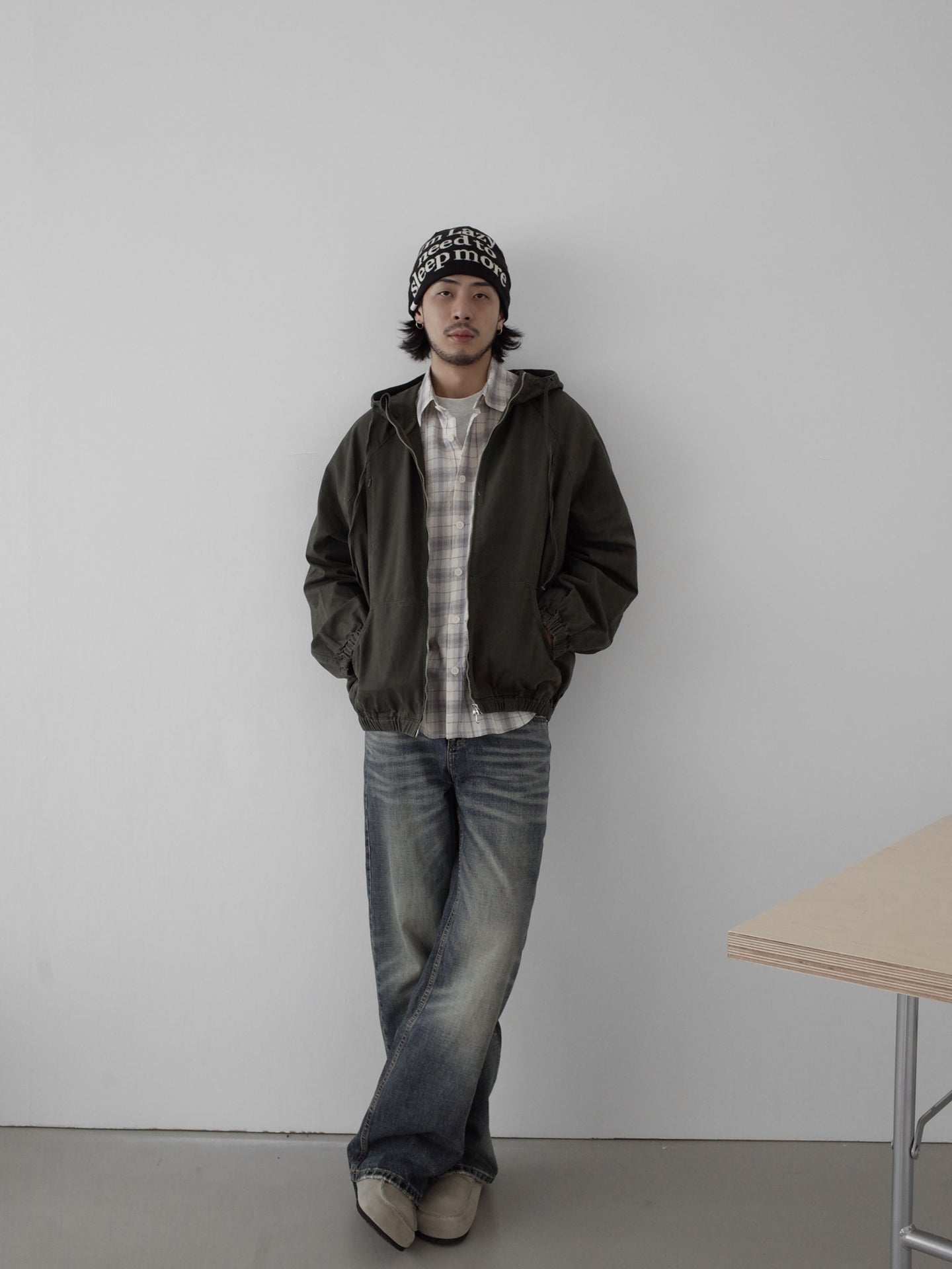 クリーンフィット・フーデッドブルゾン N6198