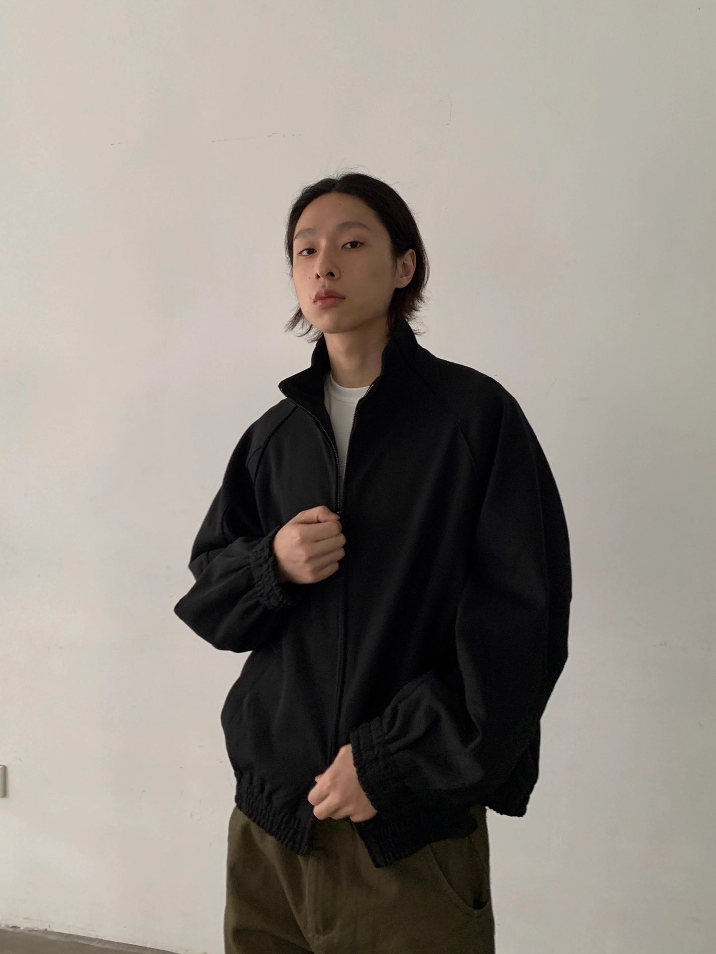 “デコンストラクション”・スタンドカラージャケット N6077