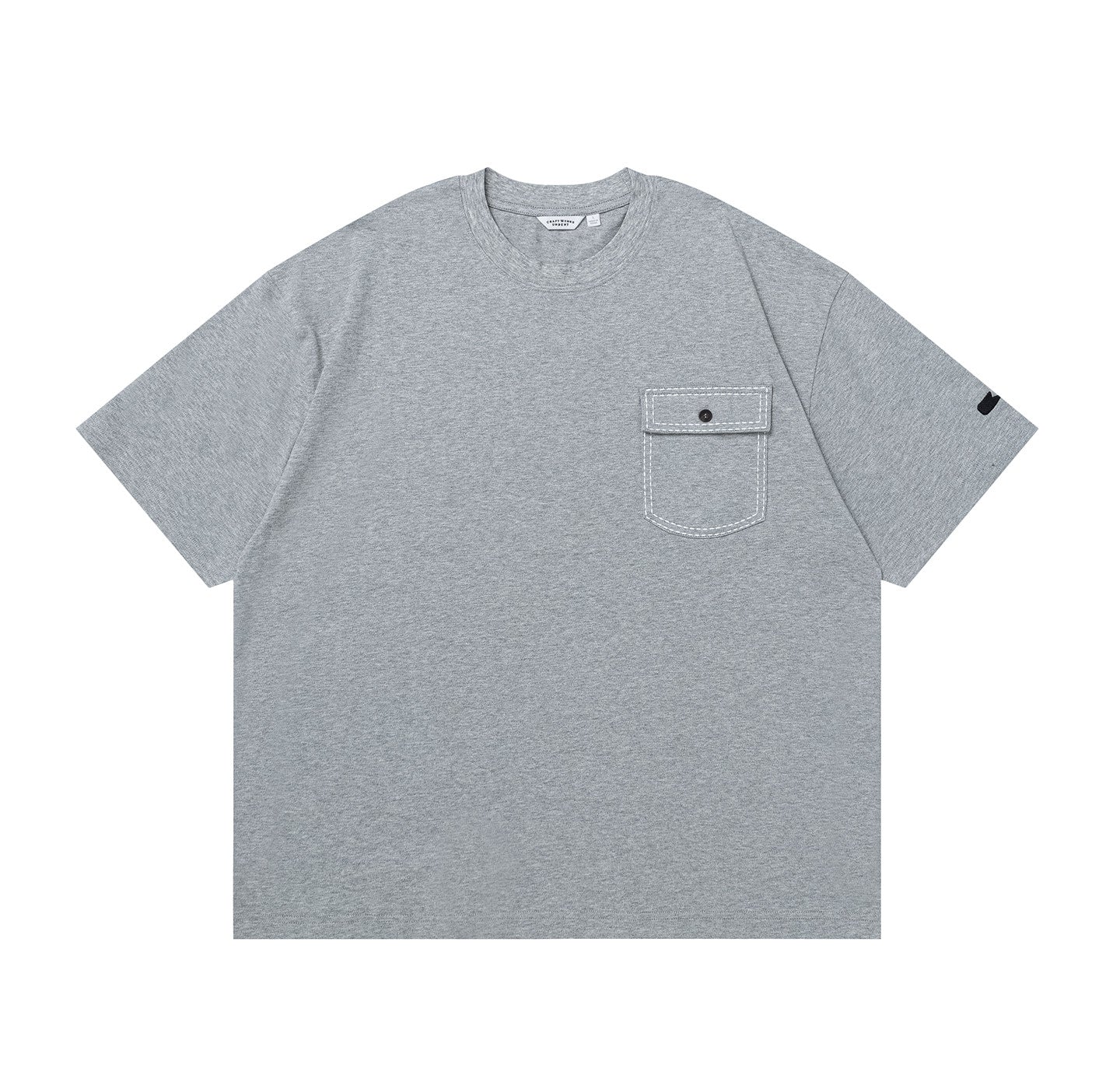 300g コットン ステッチポケット Tシャツ N6907