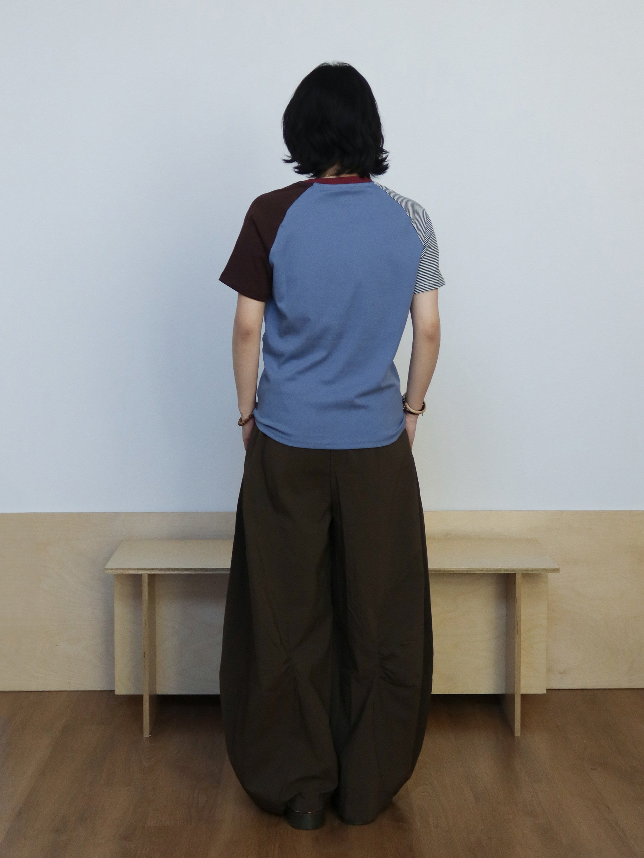 バルーンシルエット ドローストリング ワイドパンツ N6997