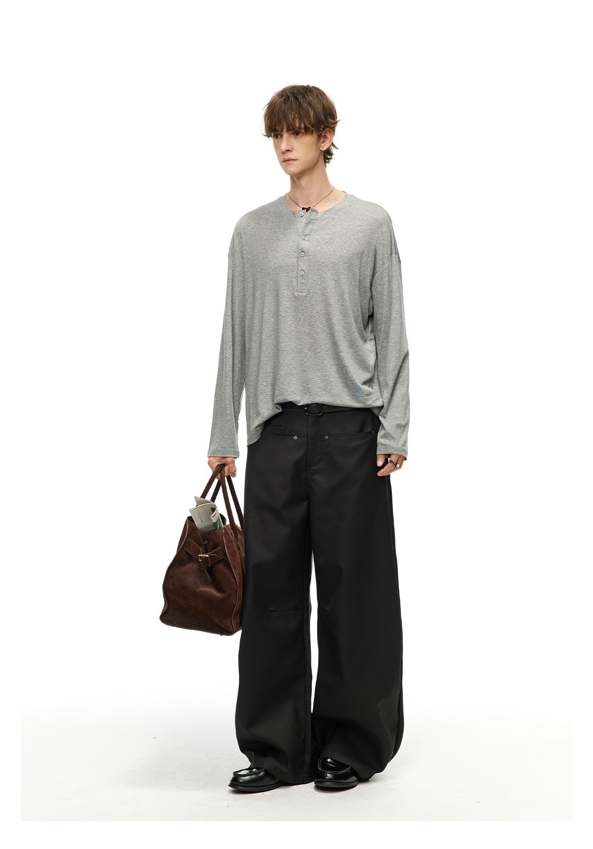 パネル切替 ワイドカーゴパンツ N6798