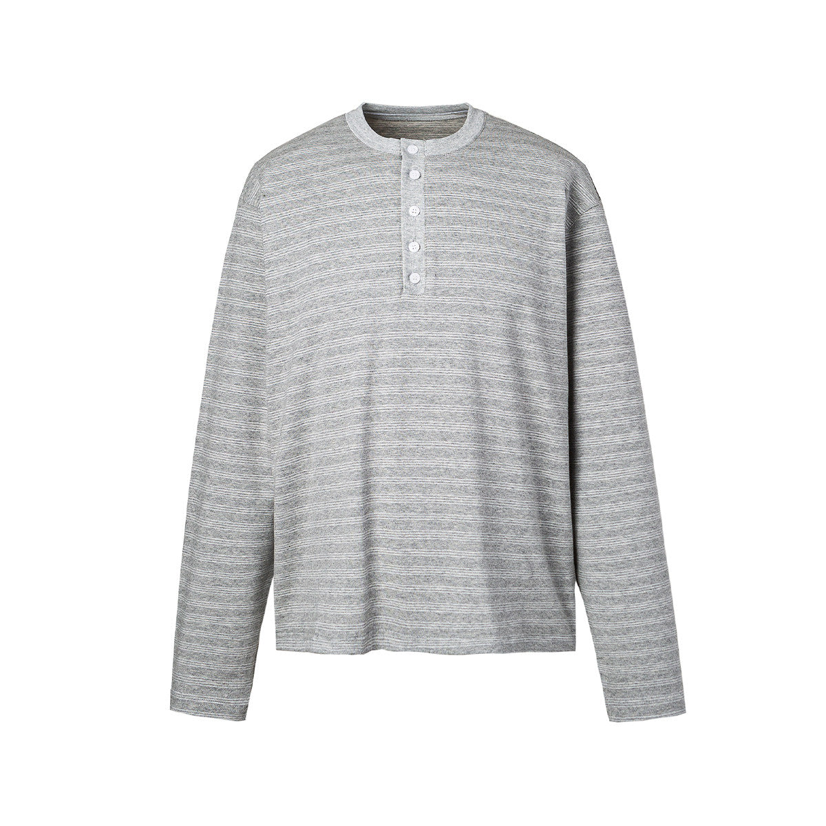 ミニマルストライプ ヘンリーロンT N6801