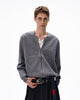 No-collar zip blouson N5681