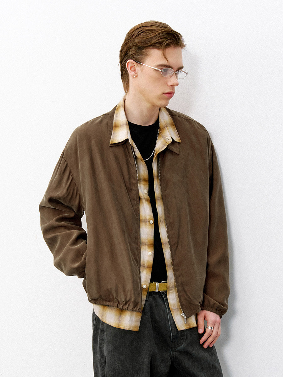 ベルベットタッチ ハリントン ドロップショルダー N6570