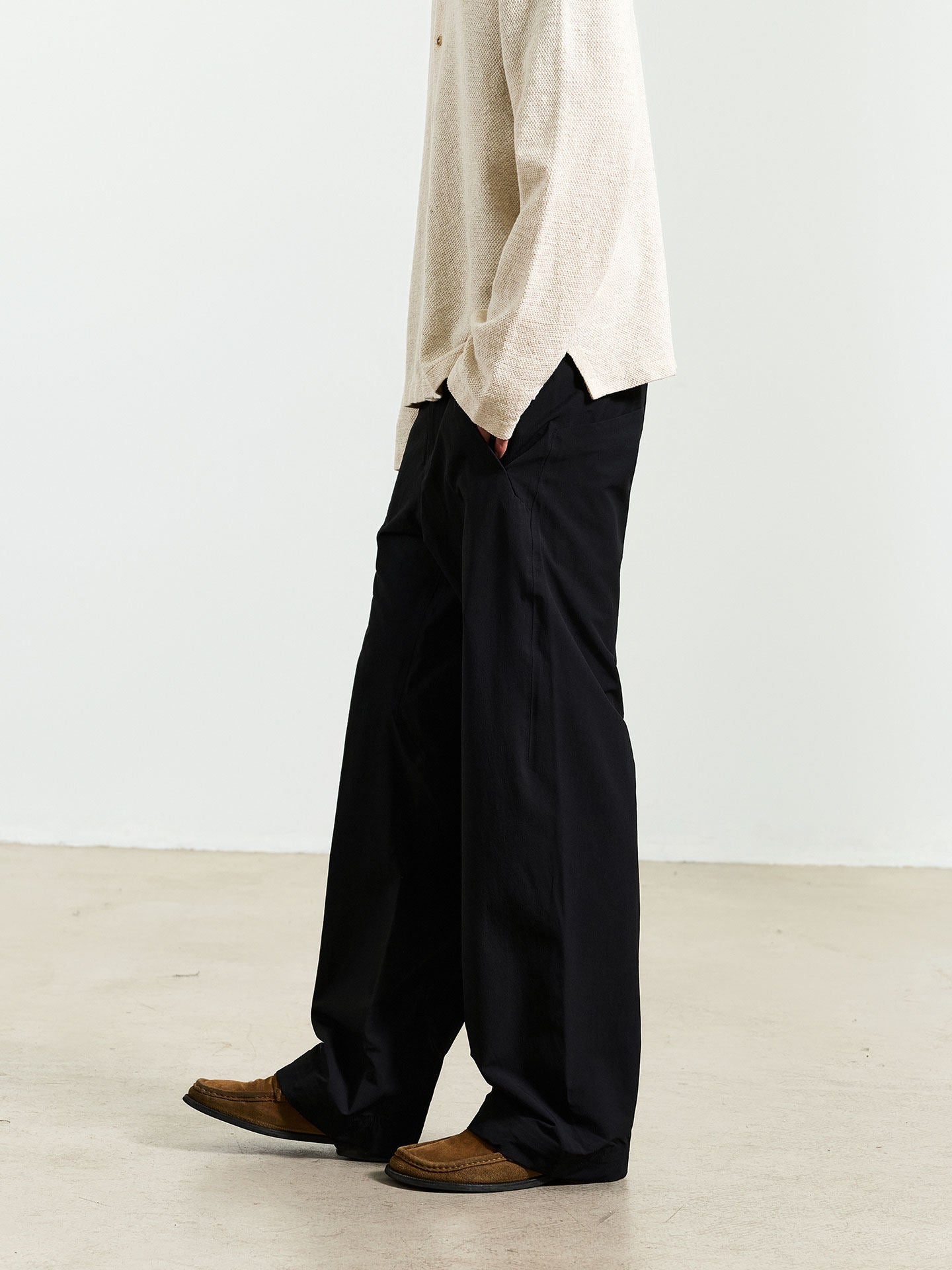 シームレス 高機能ワイドスラックス N6773