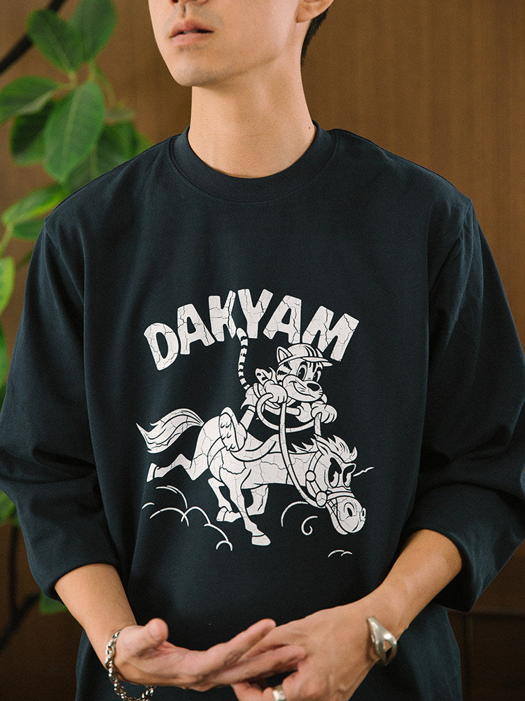 レーシングファンタジー プリント ロングスリーブT N6380