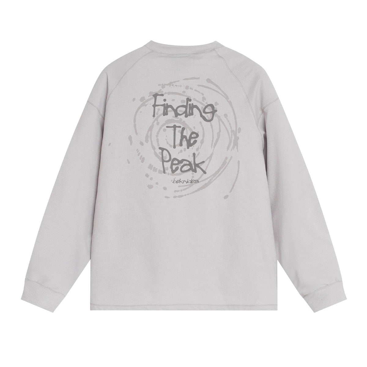 テクニカルワッフルグラフィックロングTシャツ N7400