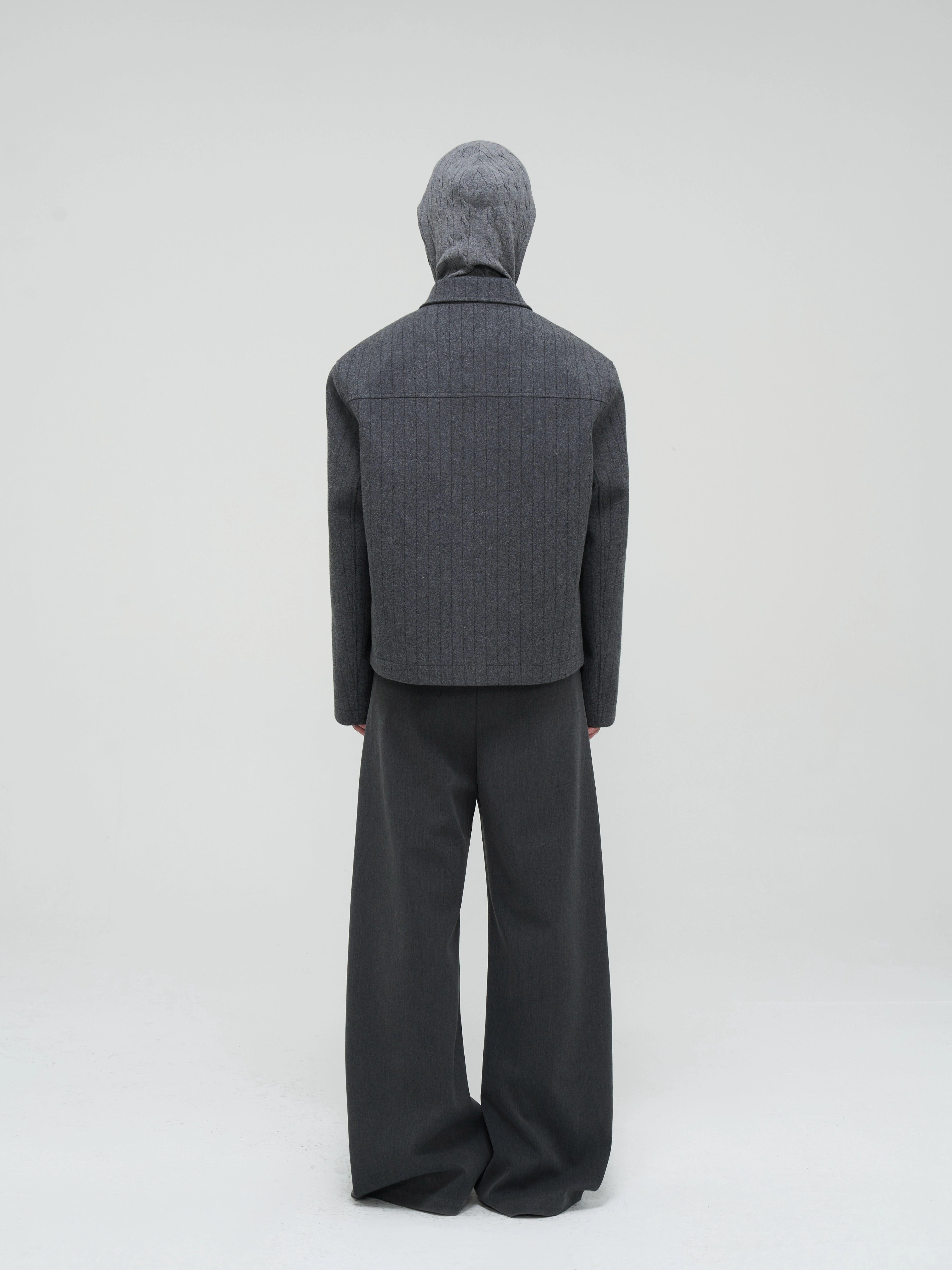 アークシルエット プリーツドレープスラックス N5989