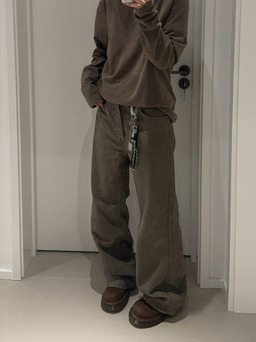 ヴィンテージブラウン クリーンフィットデニム N6534