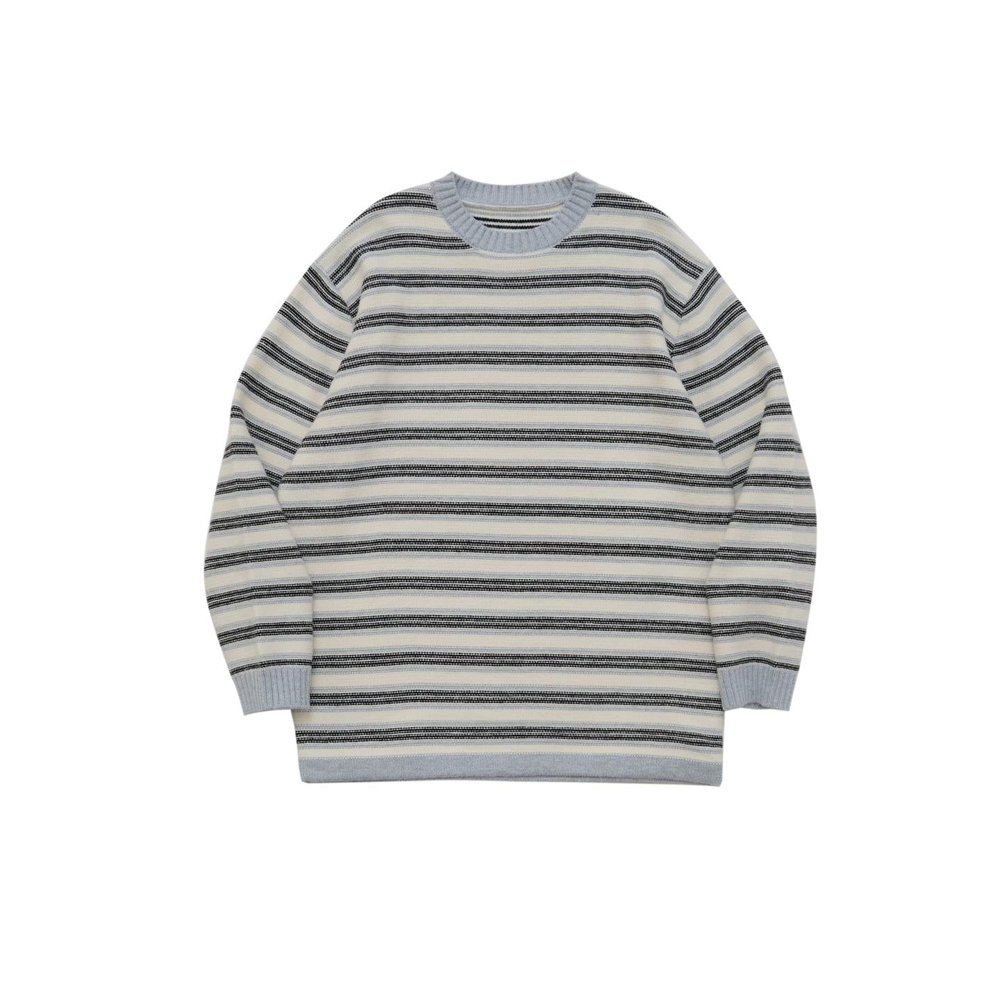 レトロボーダー ルーズフィットニットN6279