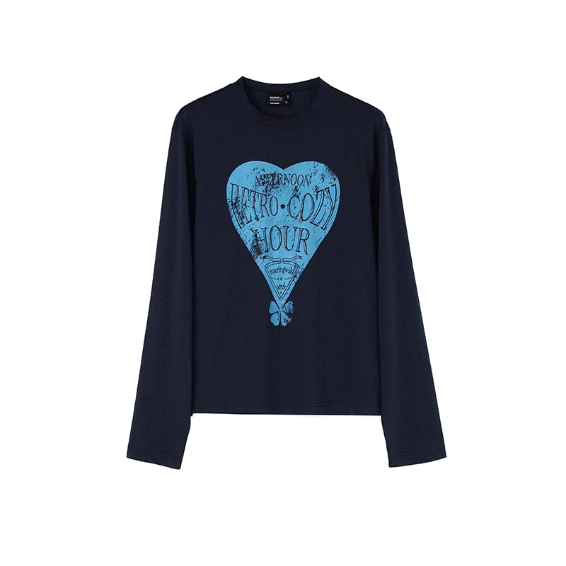 発泡プリント アートハートビッグロンT N5892