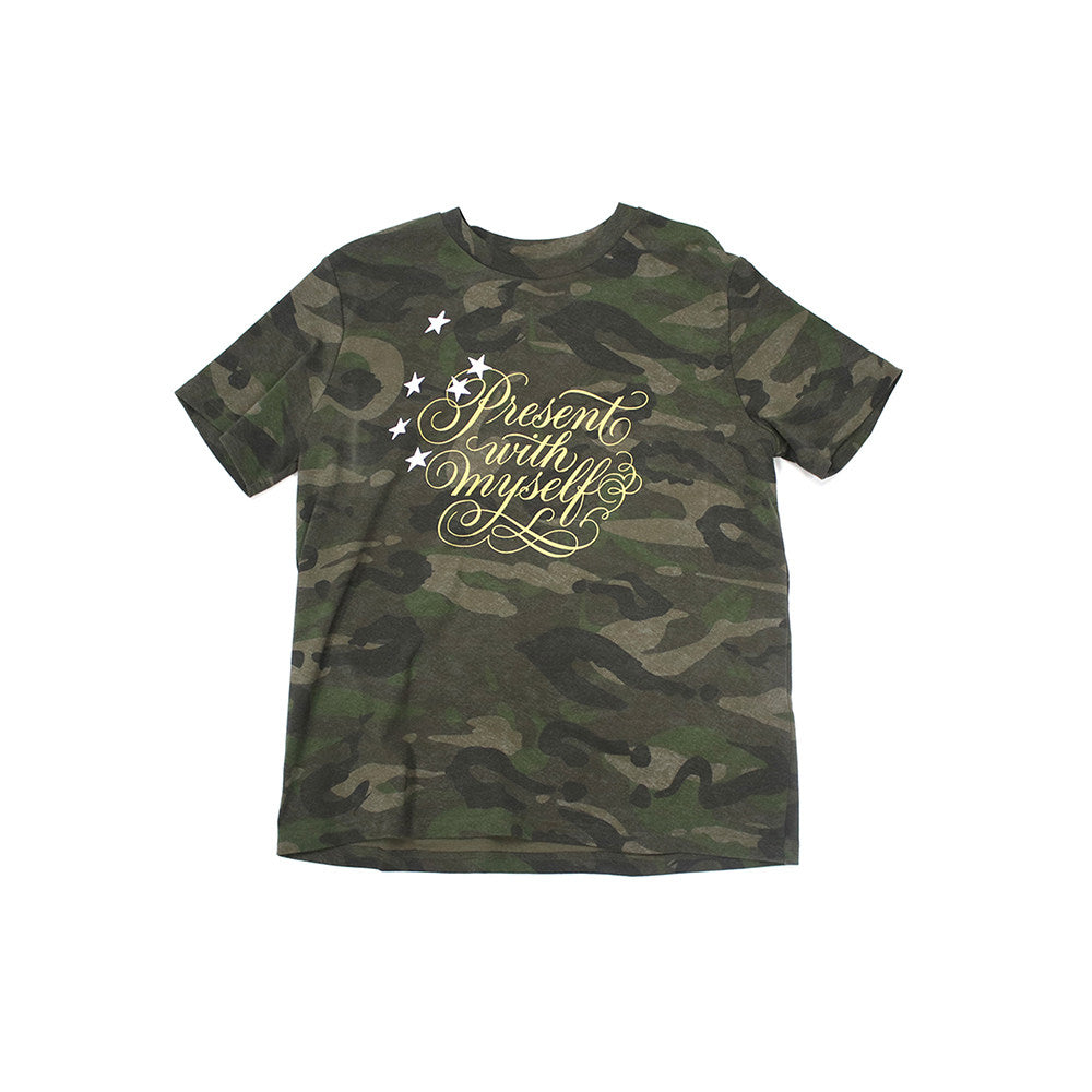 コットン カモフラージュ プリントTシャツ N7092