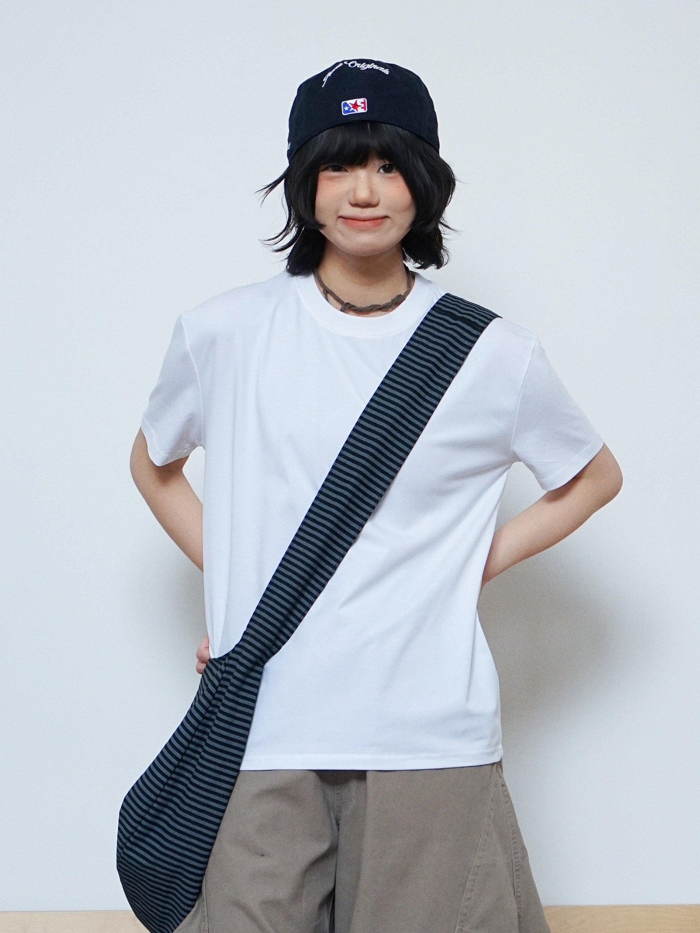 接触冷感ボクシーTシャツ N6806