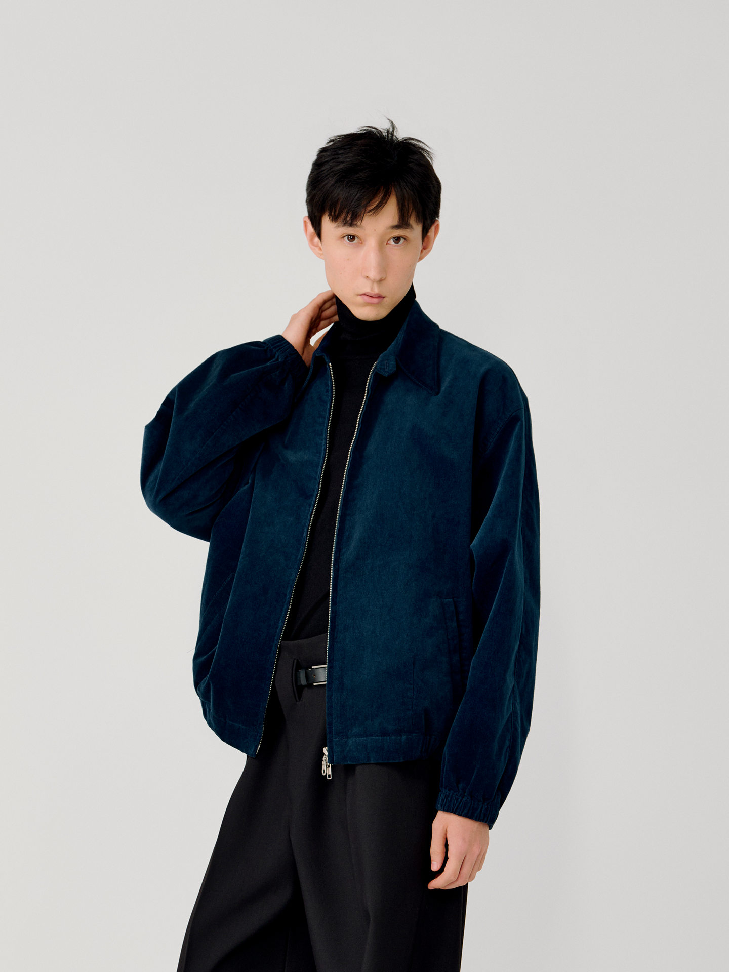 90sウォッシュコーデュロイ バックル襟ワークジャケット N6313